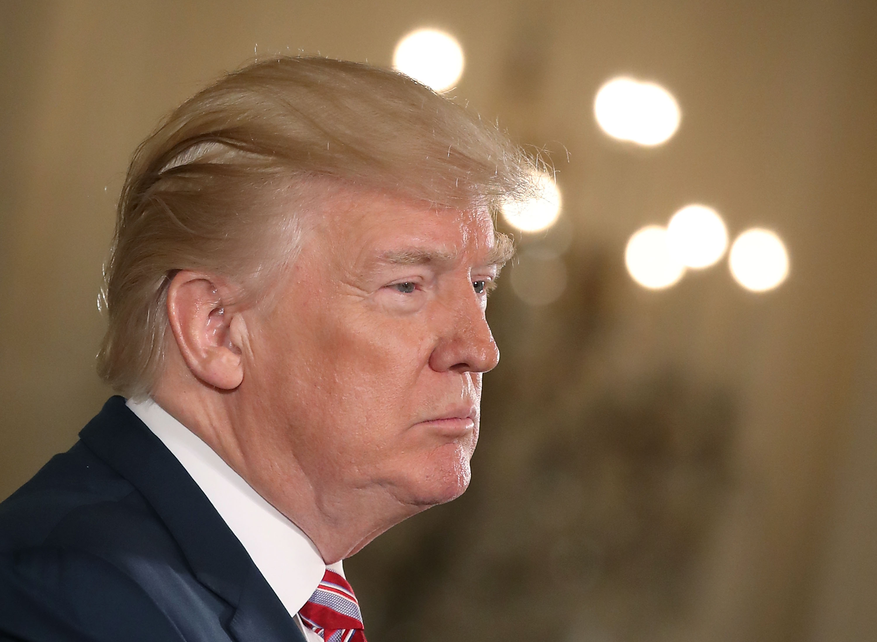 Donald Trump Announces Air Traffic Control Reform Initiative At White House