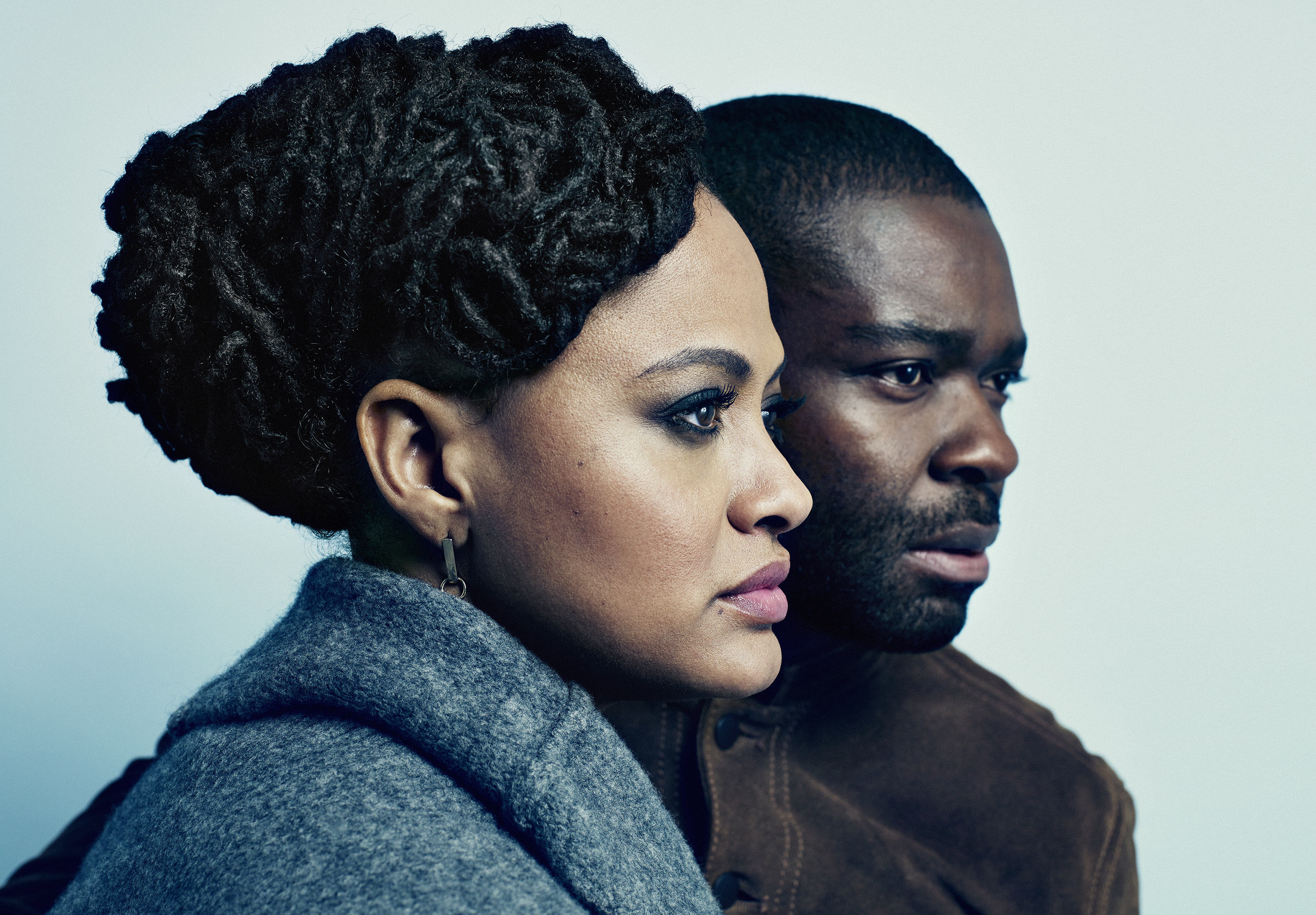 On the march: Director Ava DuVernay and actor David Oyelowo