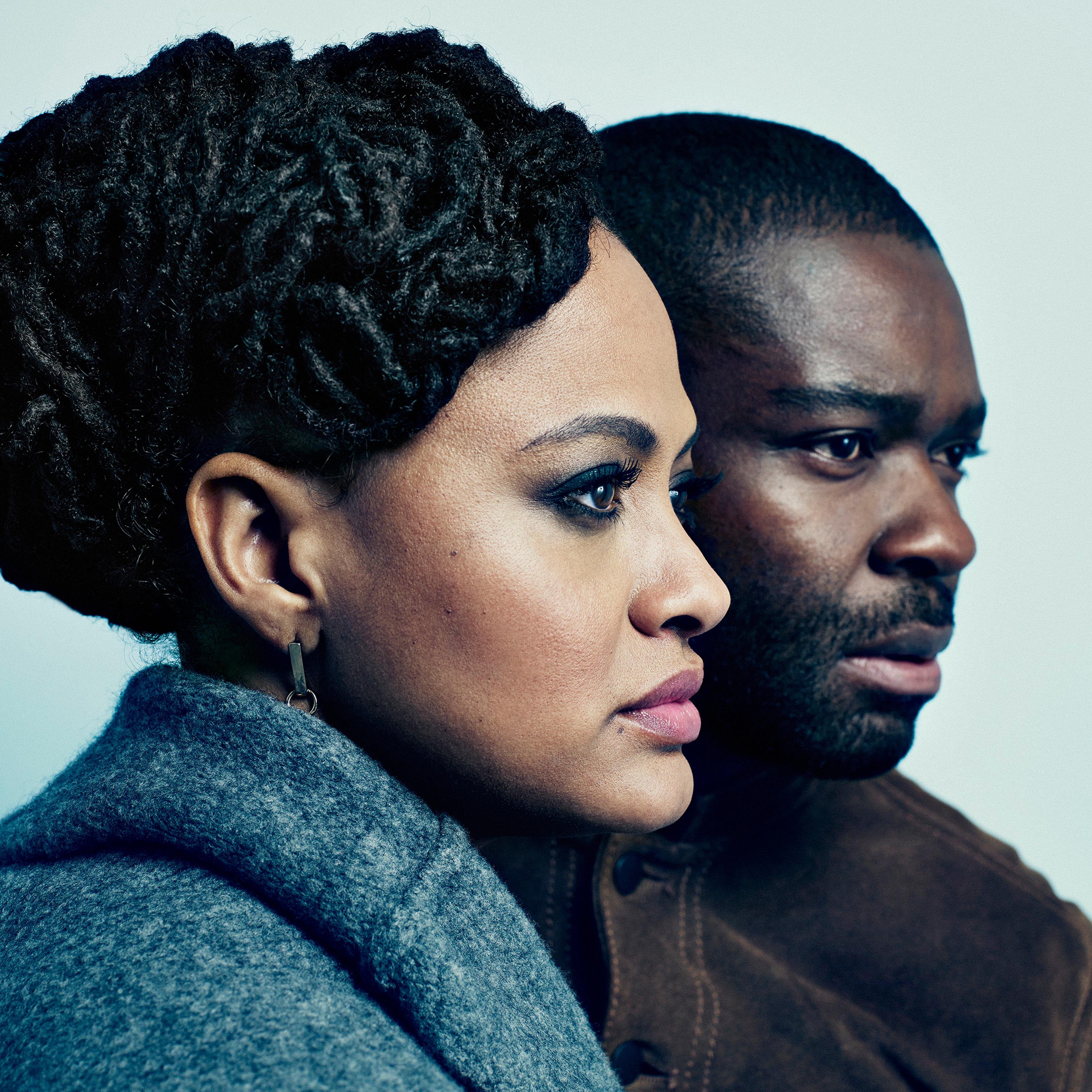 On the march: Director Ava DuVernay and actor David Oyelowo