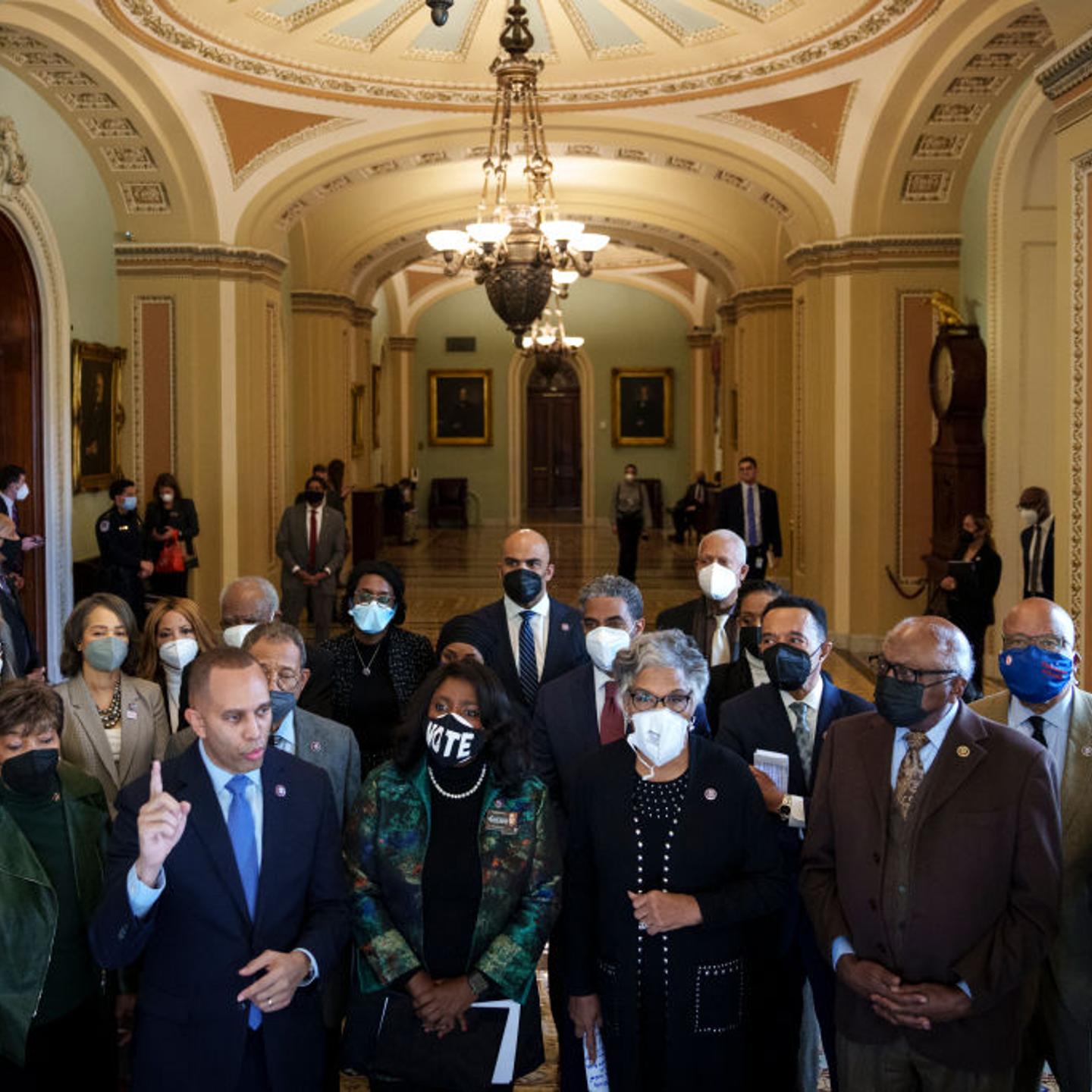 Members Of The Congressional Black Caucus Speak On Voting Rights