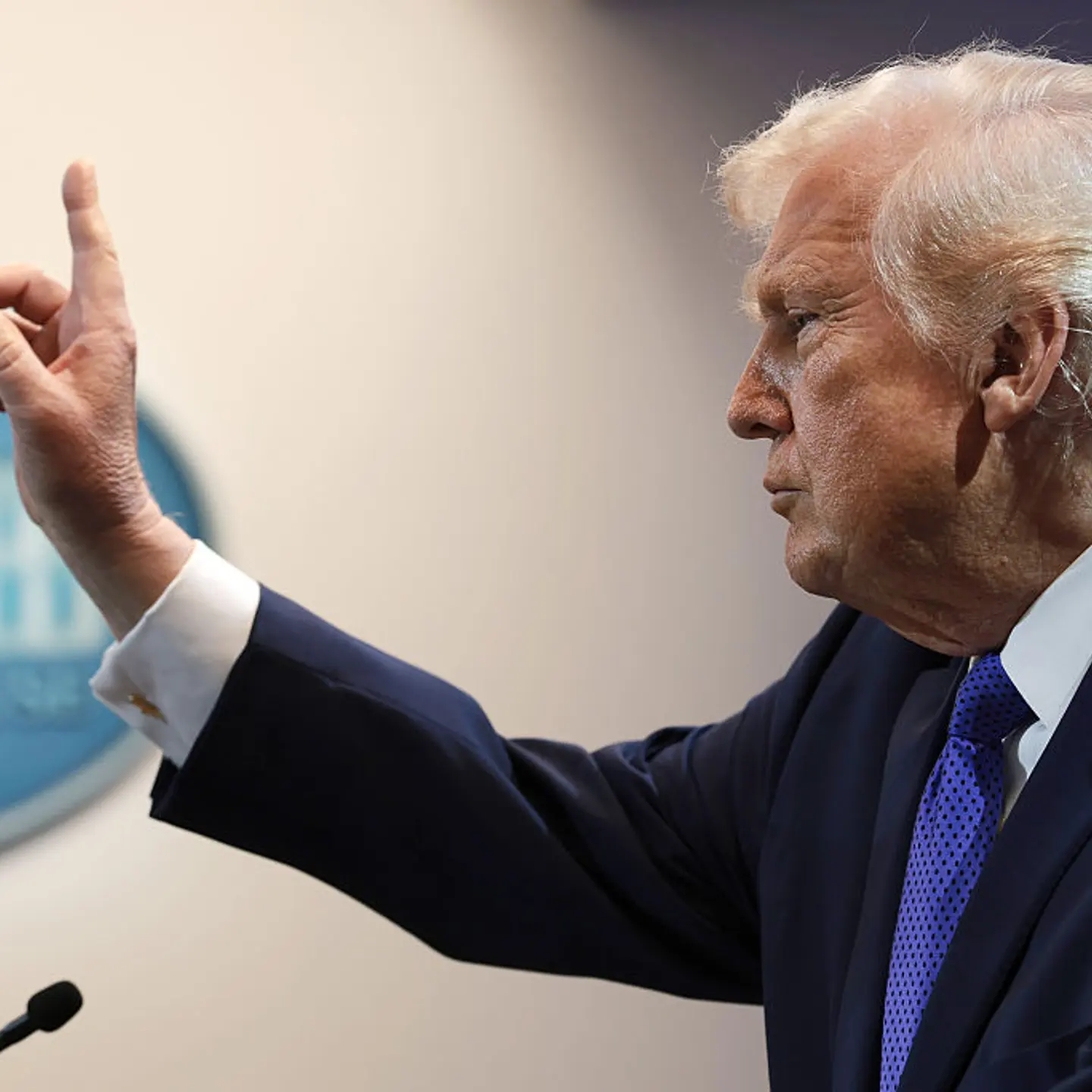 President Trump Holds Press Briefing On Supreme Court's Decision To Strike Down His Global Tariffs