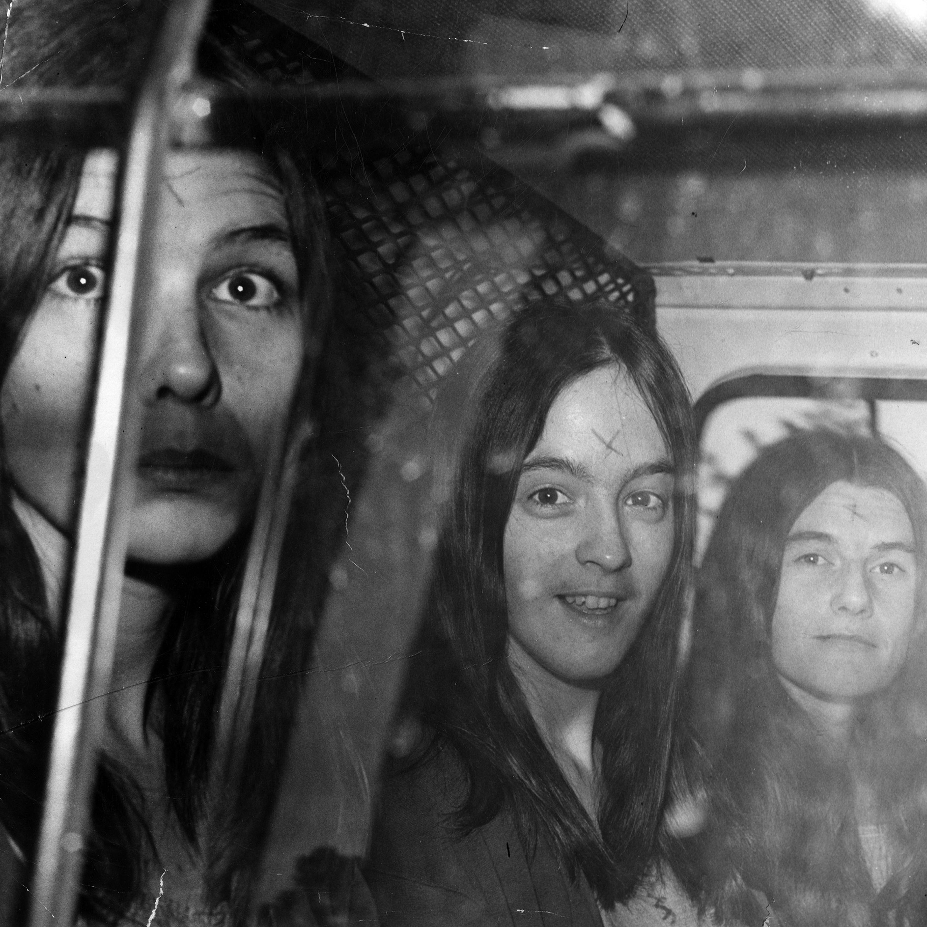 “Manson girls” Leslie Van Houten, Susan Atkins and Patricia Krenwinkel, from left