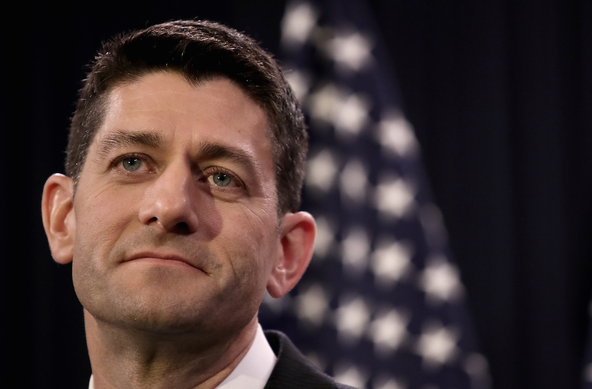 House Speaker Paul Ryan Gives Speech On The State Of American Politics