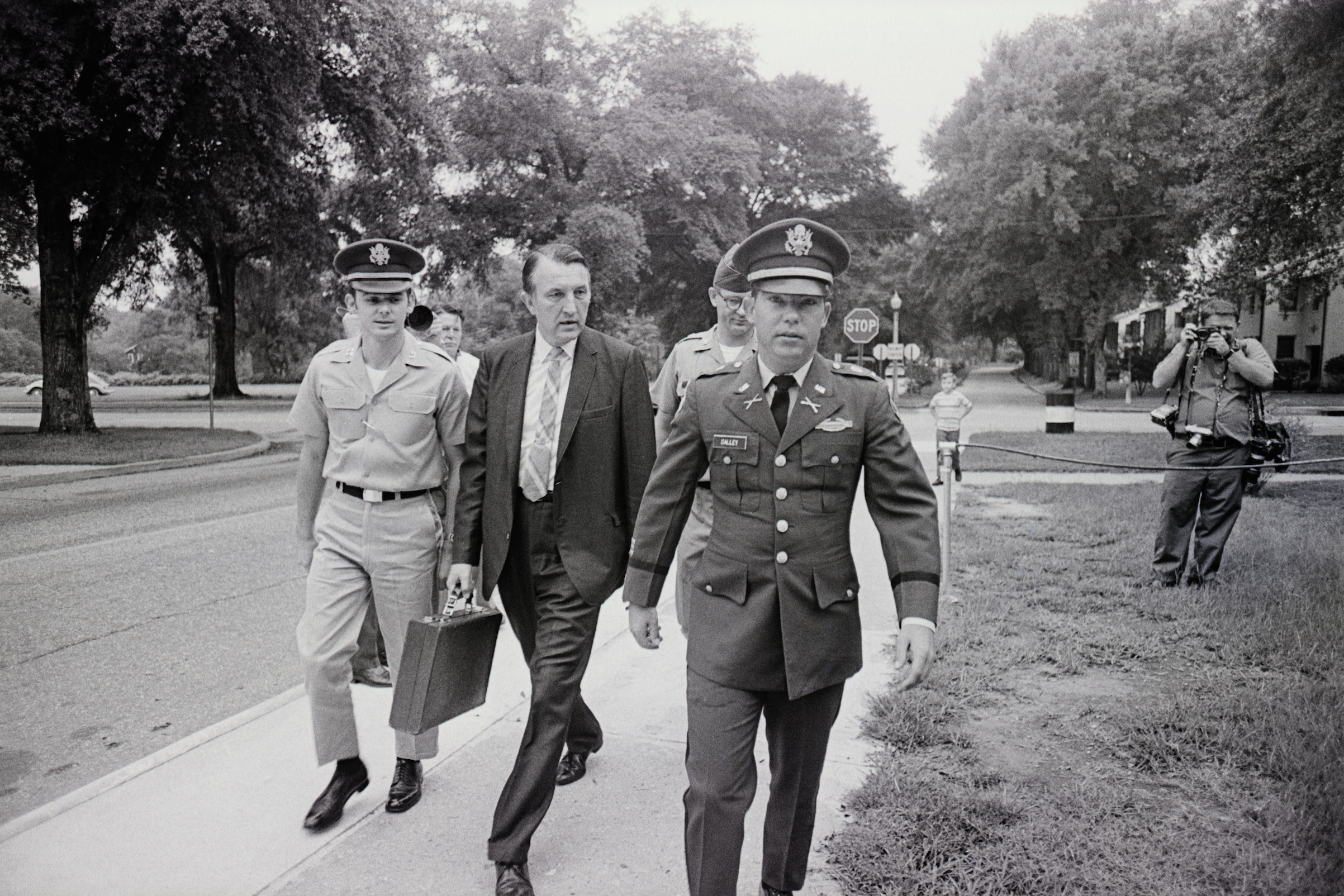 Wm. Calley Walking W/Attorney &amp; Officer