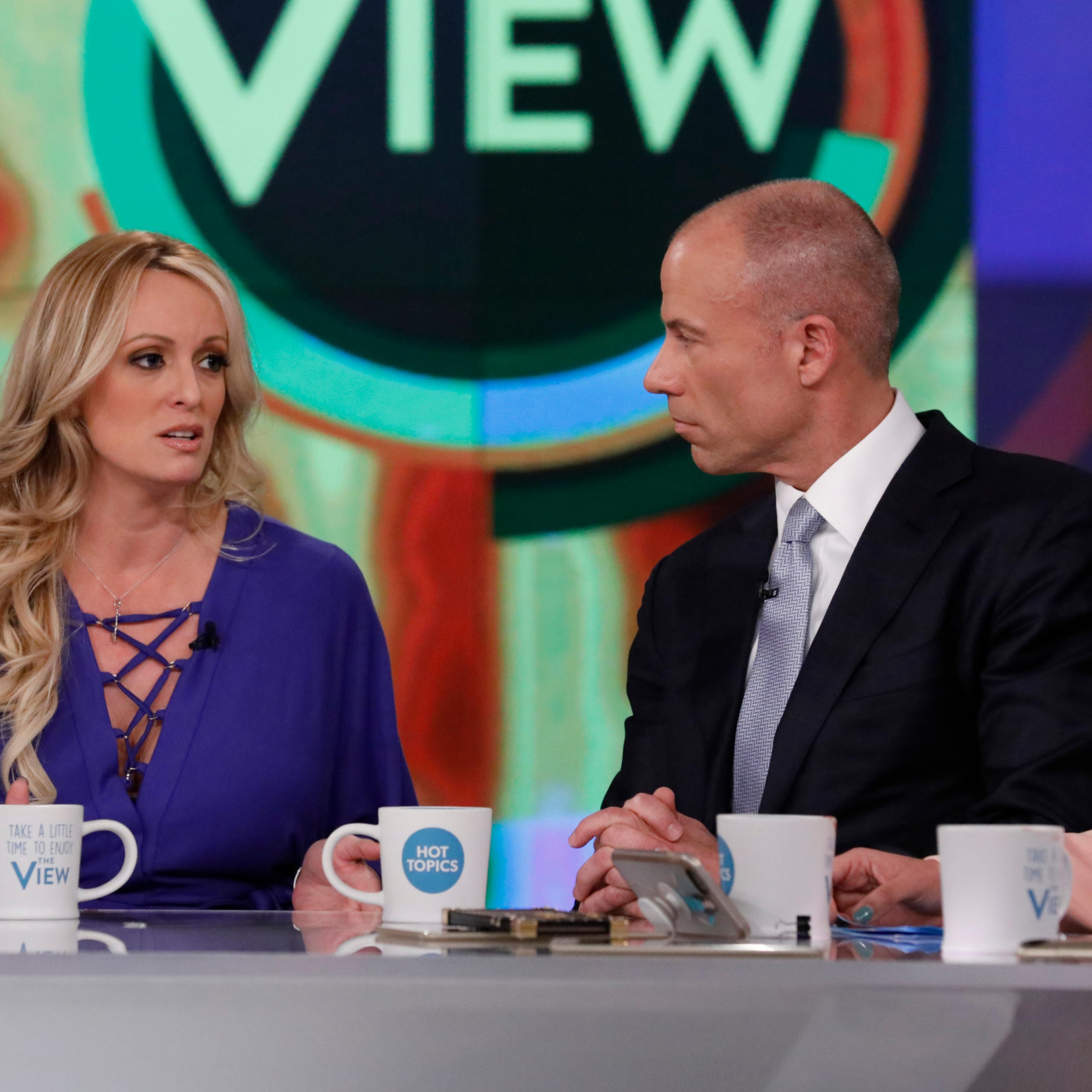 STORMY DANIELS, MICHAEL AVANATTI, SUNNY HOSTIN