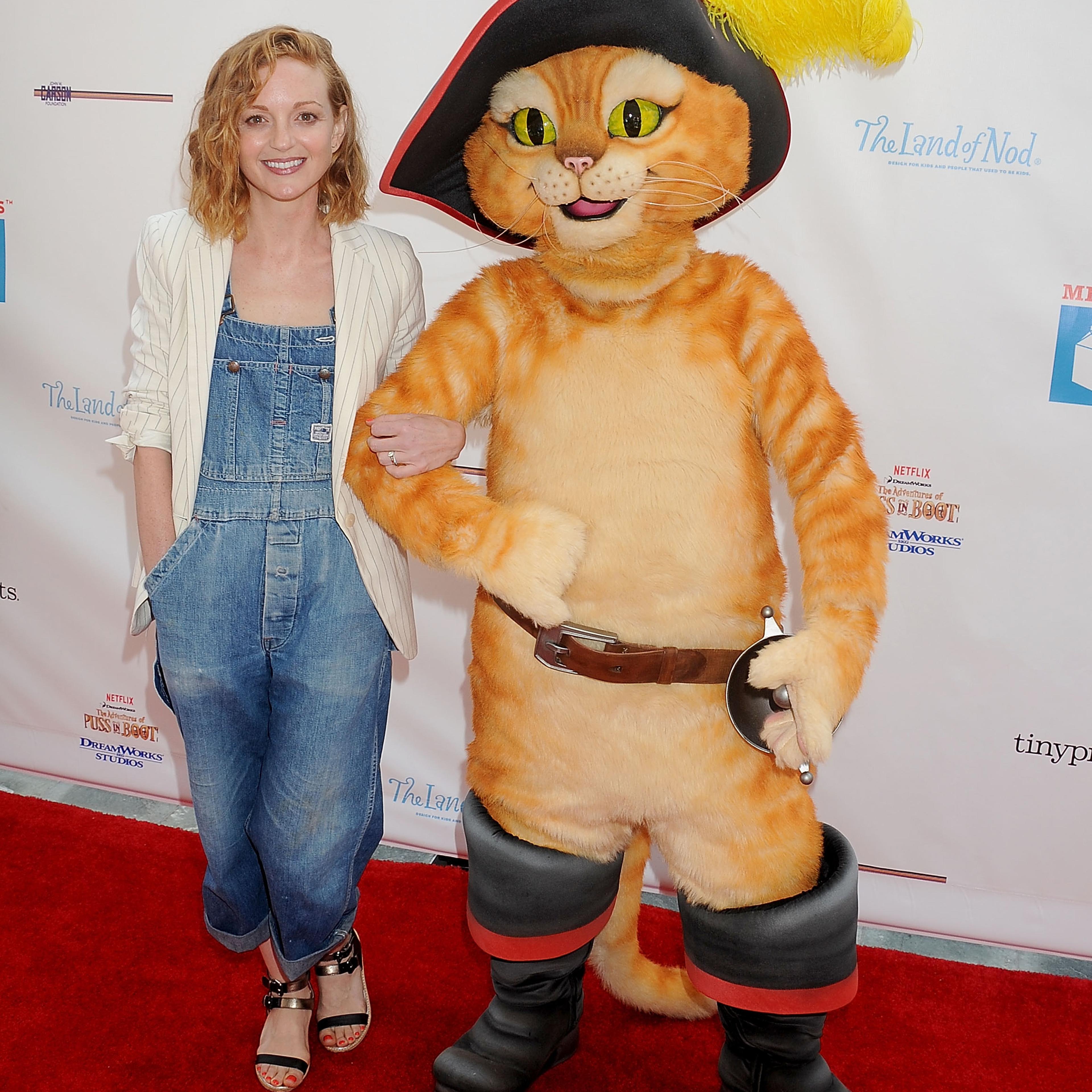 arrives at the Milk + Bookies 10th Annual Story Time Celebration at Skirball Cultural Center on April 19, 2015 in Los Angeles, California.