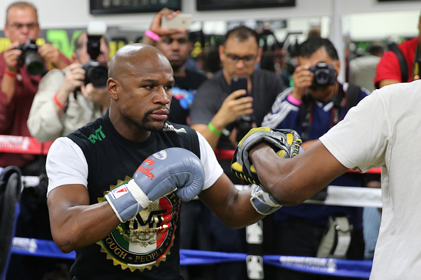 Floyd Mayweather Jr. Media Workout