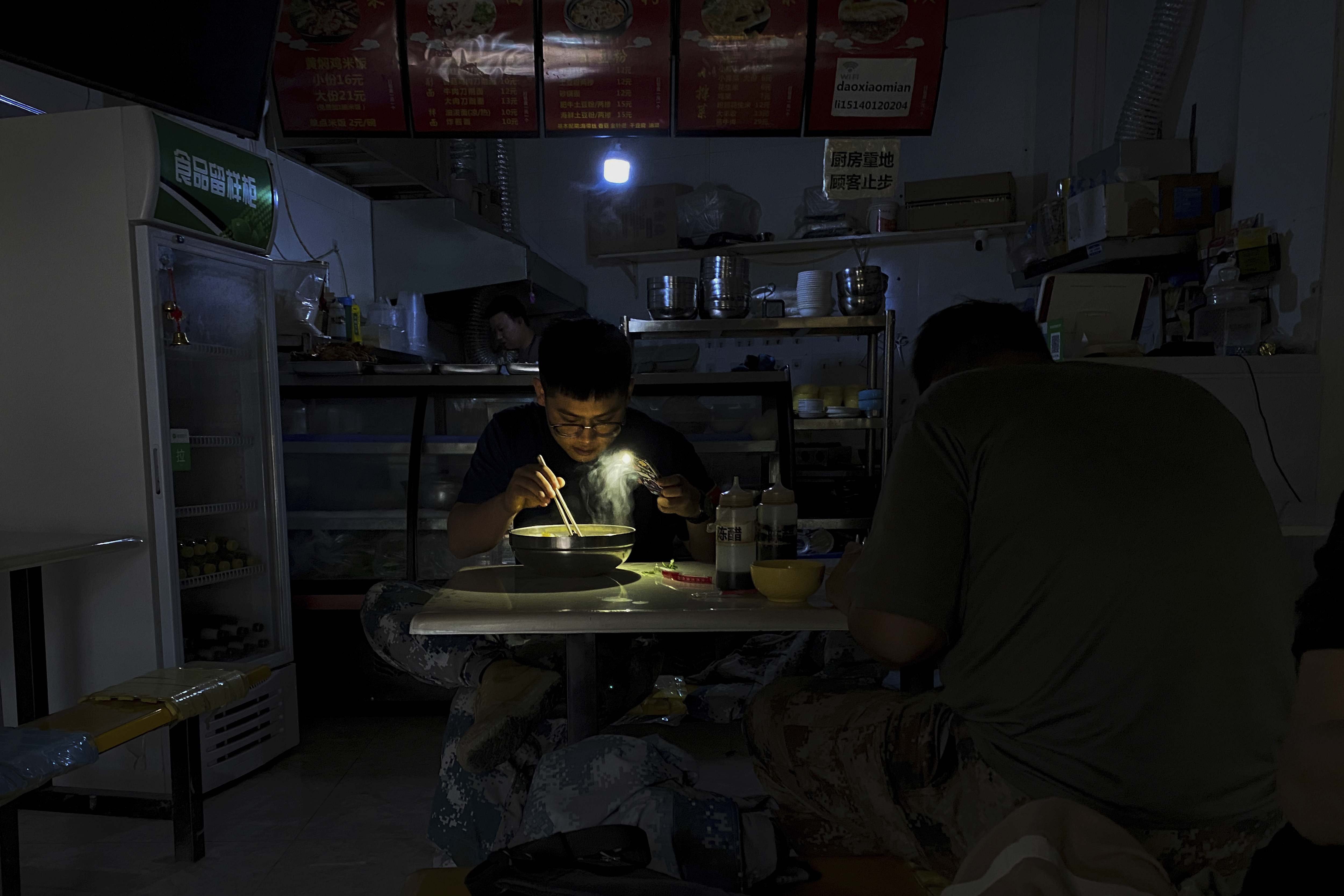 APTOPIX China Power Outages