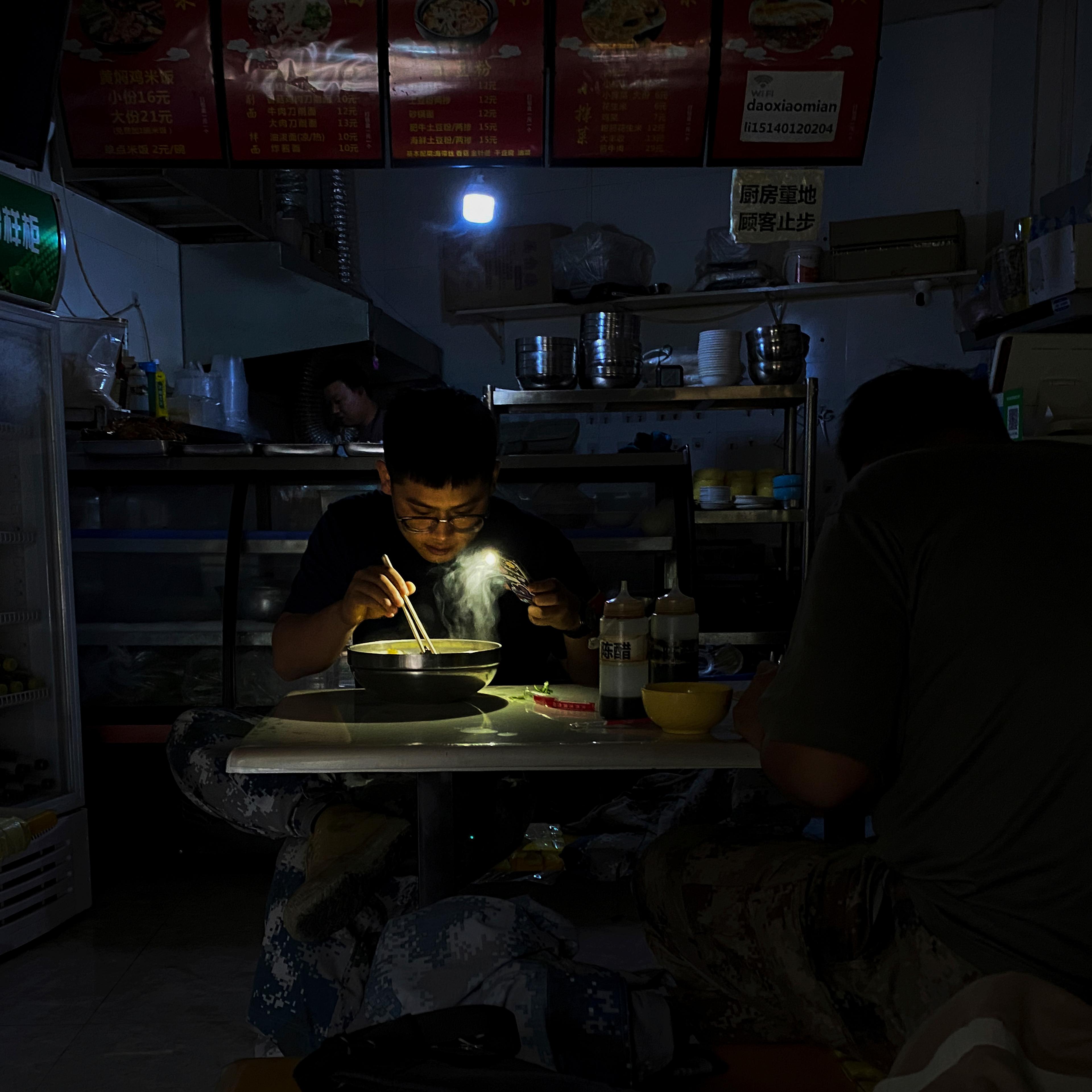APTOPIX China Power Outages
