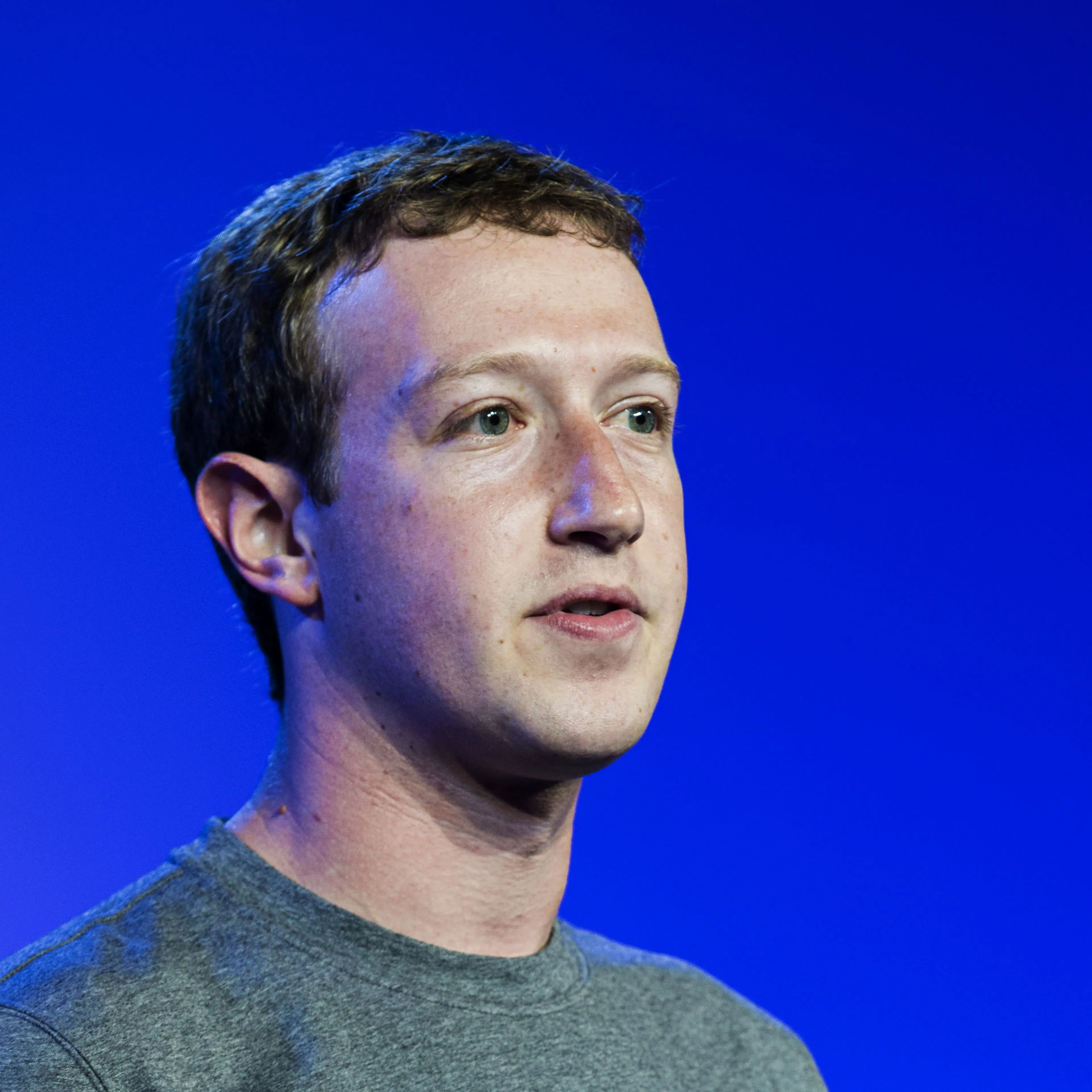 Mark Zuckerberg speaks during the Internet.org summit in New Delhi, India on Oct. 9, 2014.