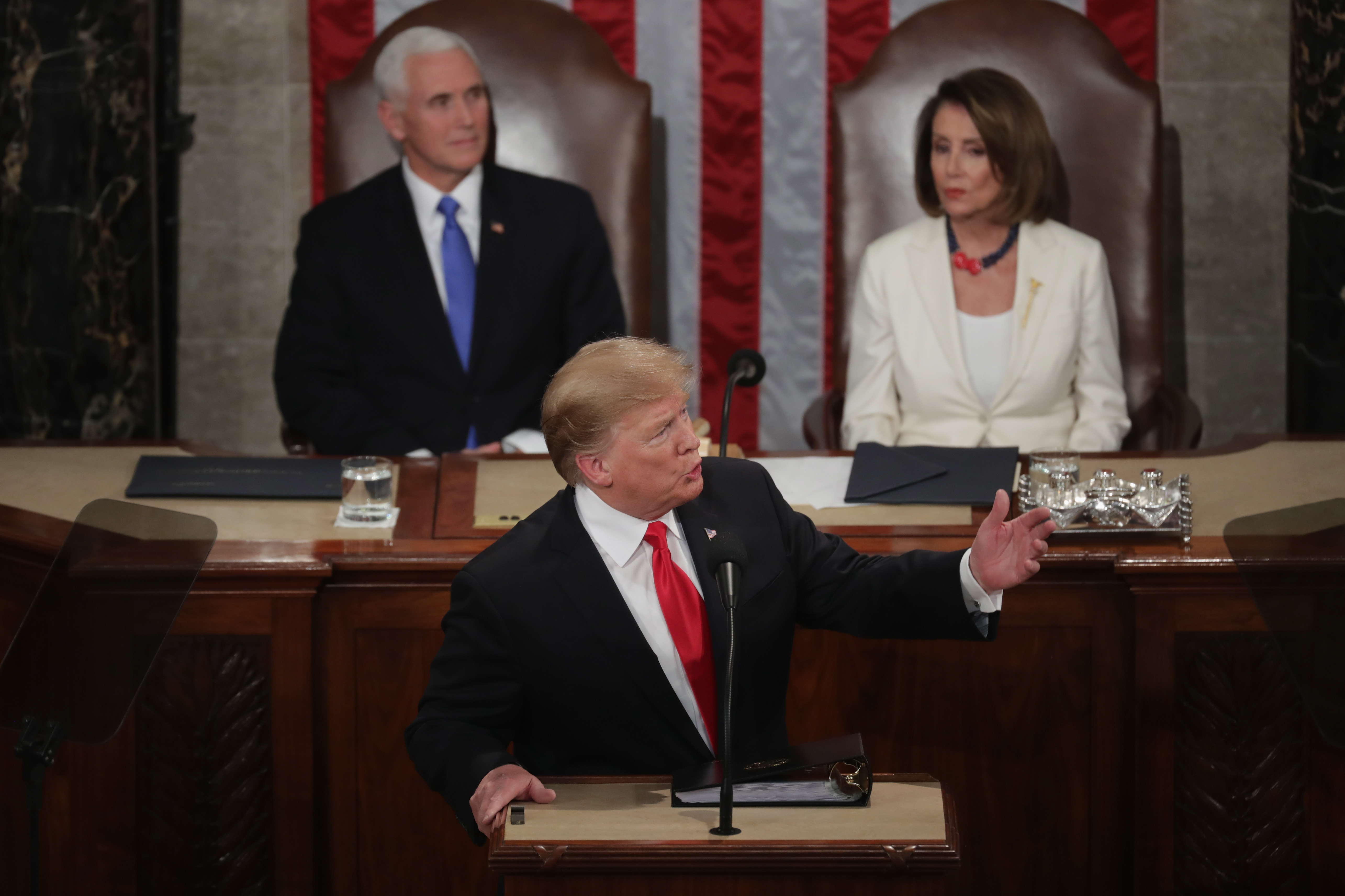 President Trump Delivers State Of The Union Address To Joint Session Of Congress