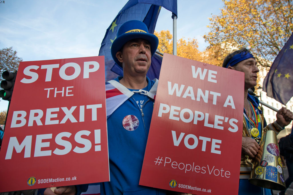 Anti Brexit Protesters In London