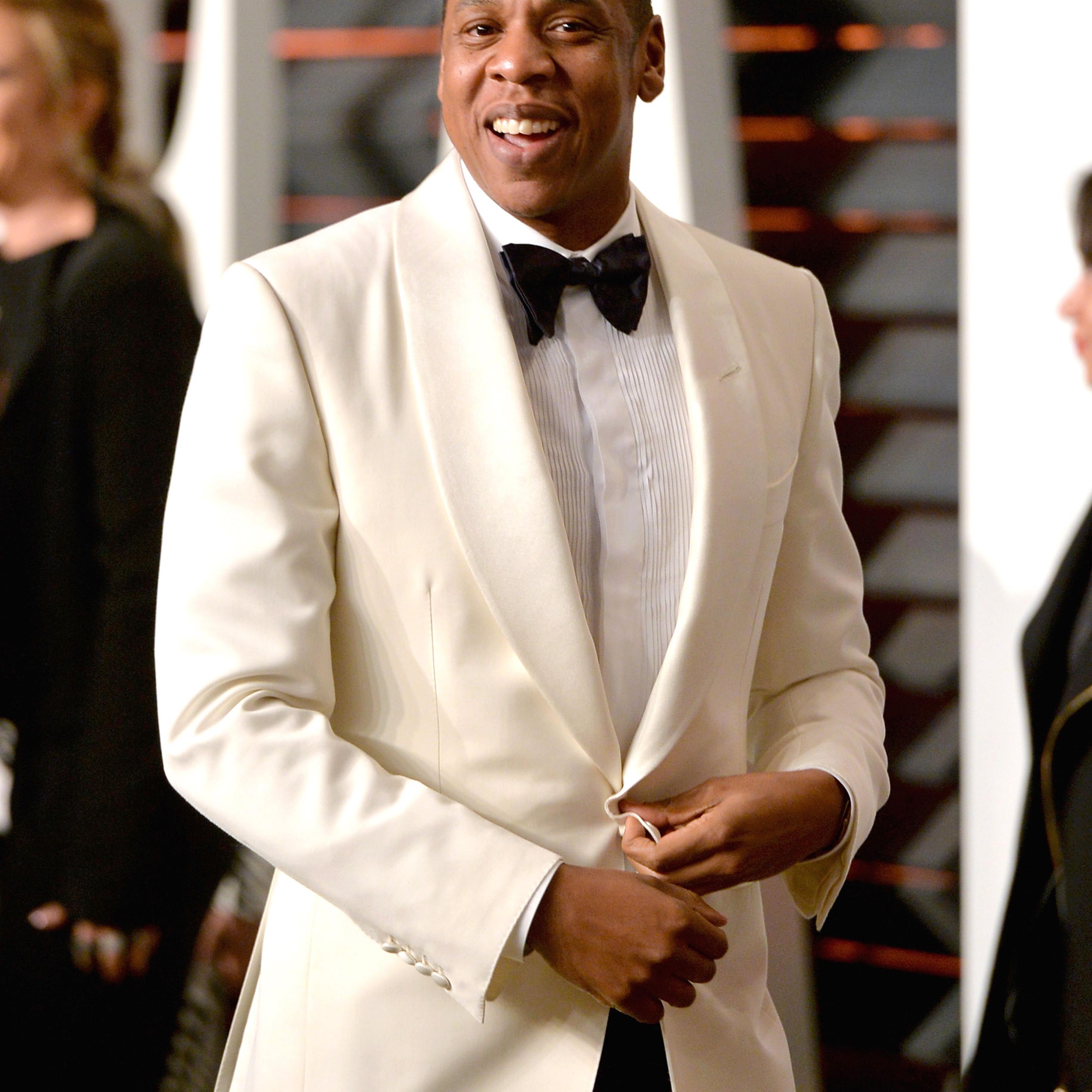 Jay-Z attends the 2015 Vanity Fair Oscar Party hosted by Graydon Carter at Wallis Annenberg Center for the Performing Arts on Feb. 22, 2015 in Beverly Hills, Calif.