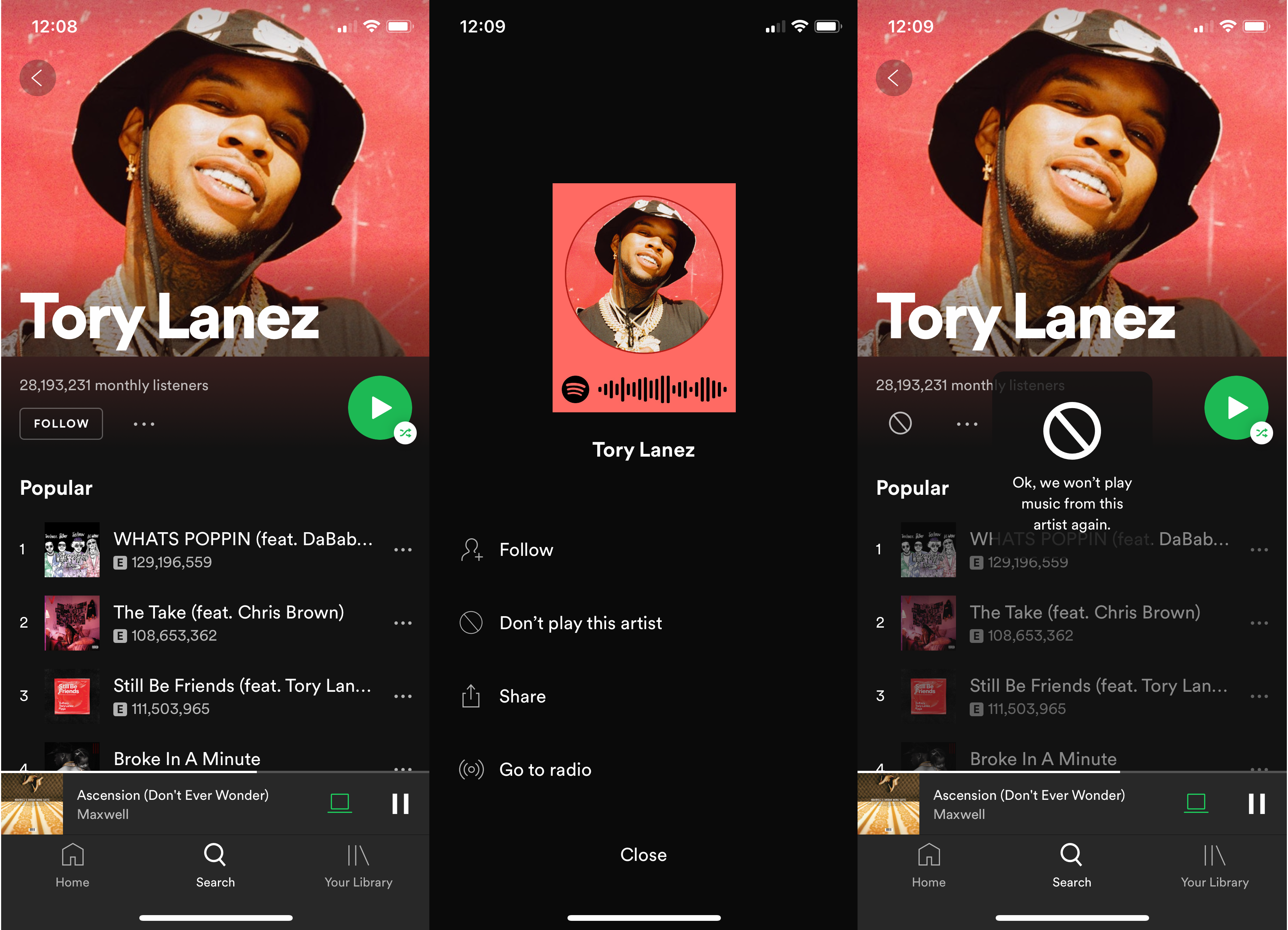 Here's How To Block Problematic Artists in Your Music App