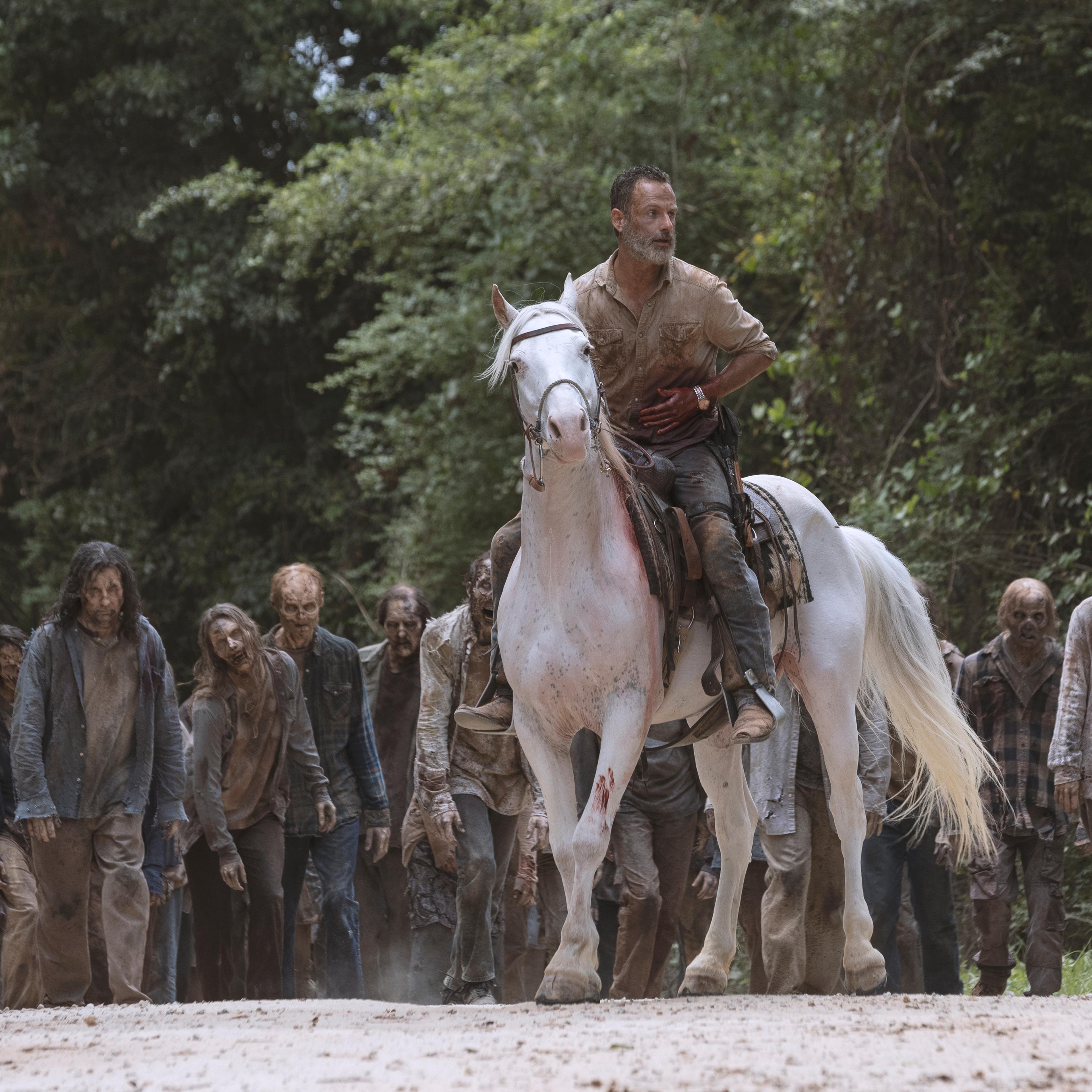 Andrew Lincoln as Rick Grimes - The Walking Dead Season 9, Episode 5 - Photo Credit: Jackson Lee Davis/AMC