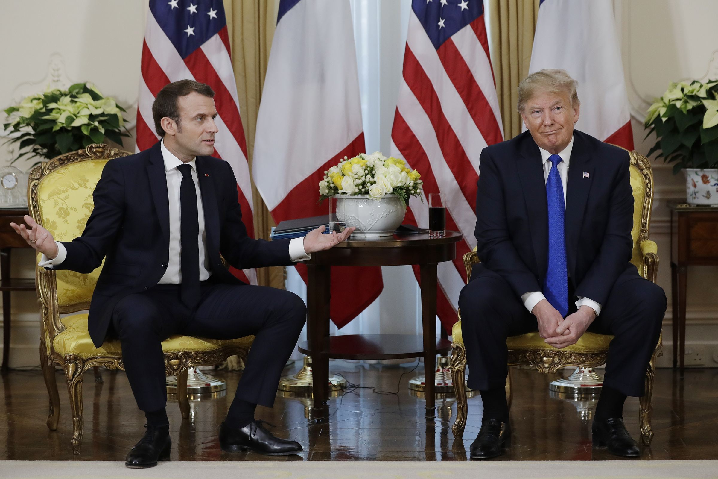 Donald Trump,Emmanuel Macron