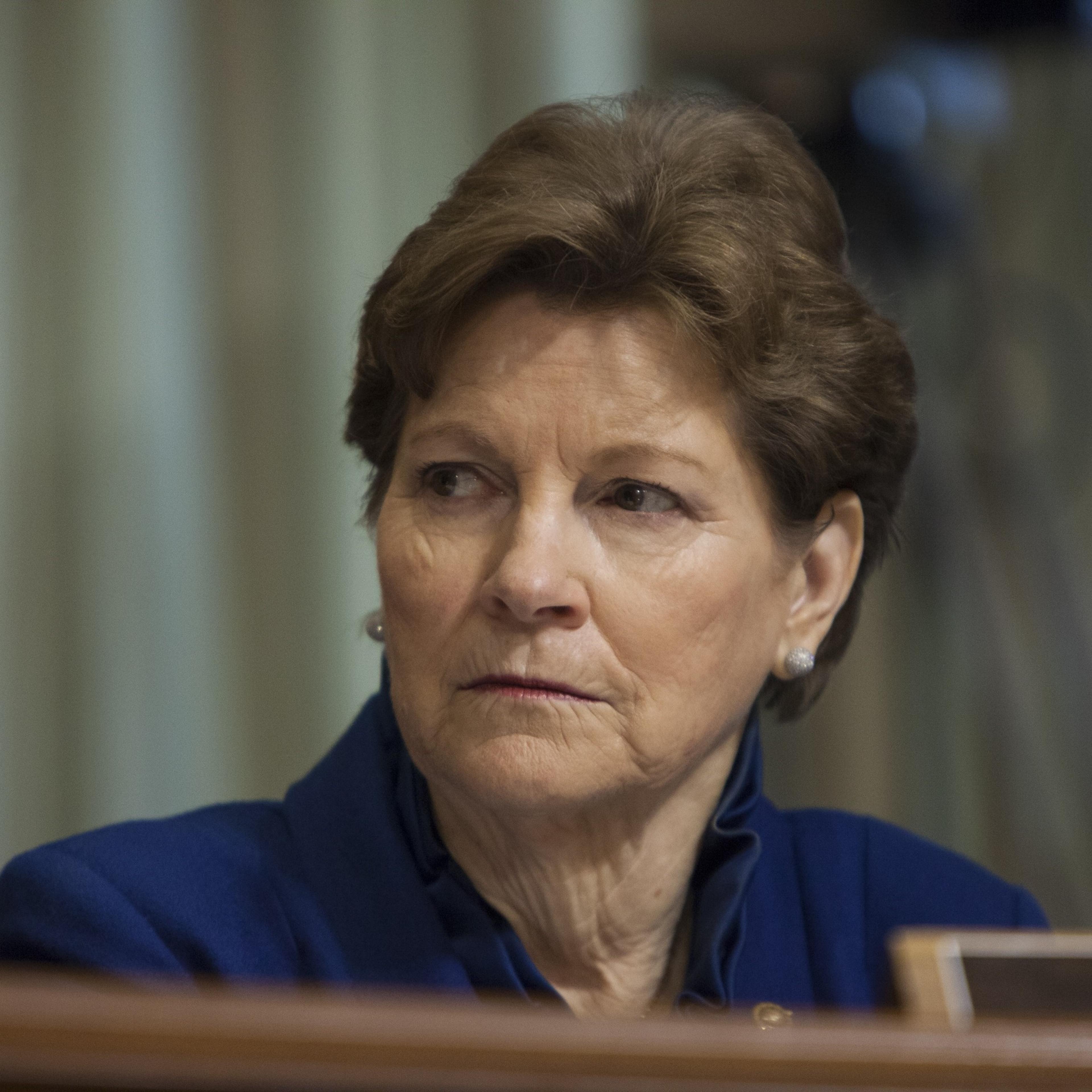 Senator Jeanne Shaheen listens to opening remarks during a Senate Foreign Relations Committee hearing on U.S. Policy In Ukraine in Washington, D.C., USA on March 10, 2015.
