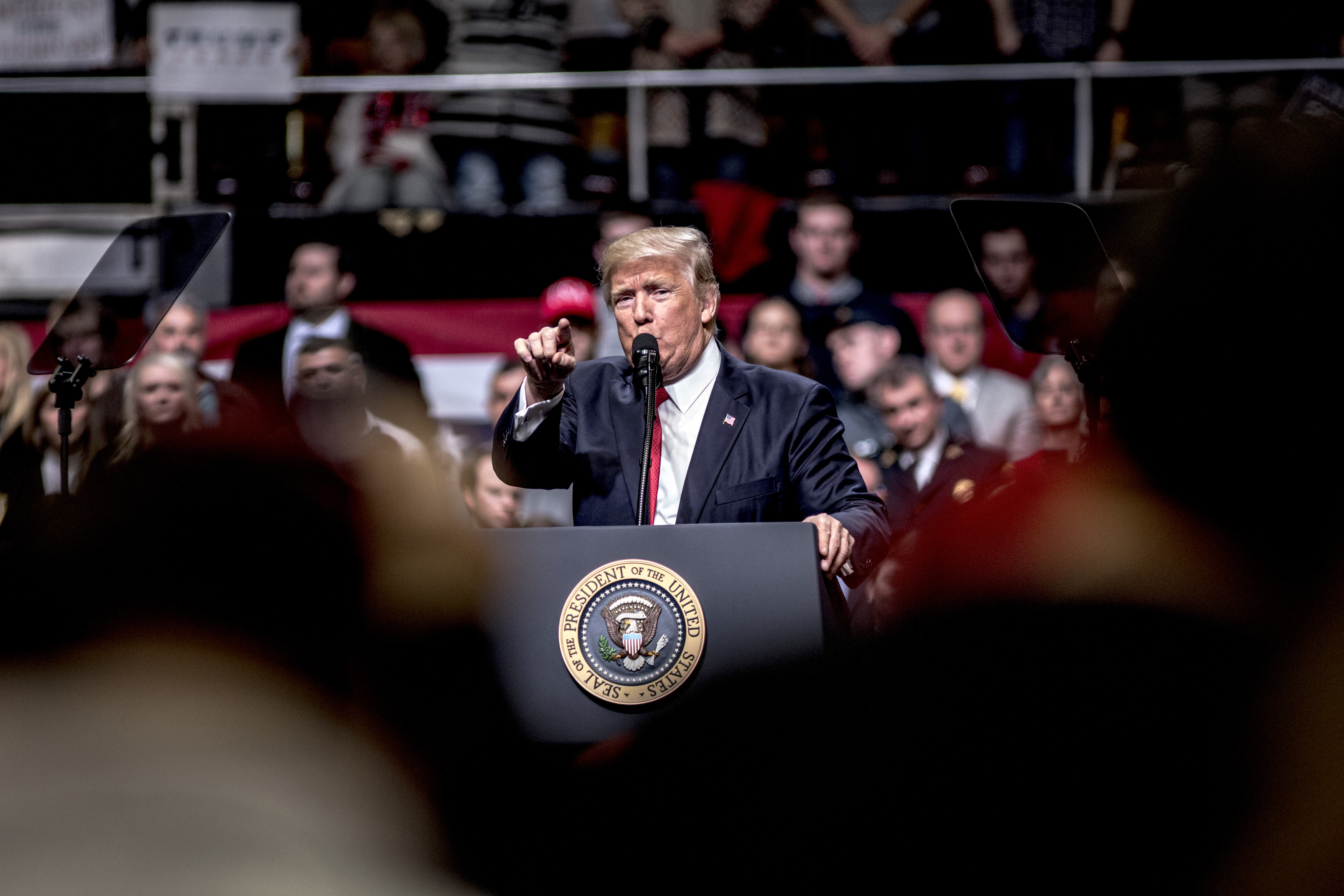 President Trump Holds Rally In Nashville, Tennessee