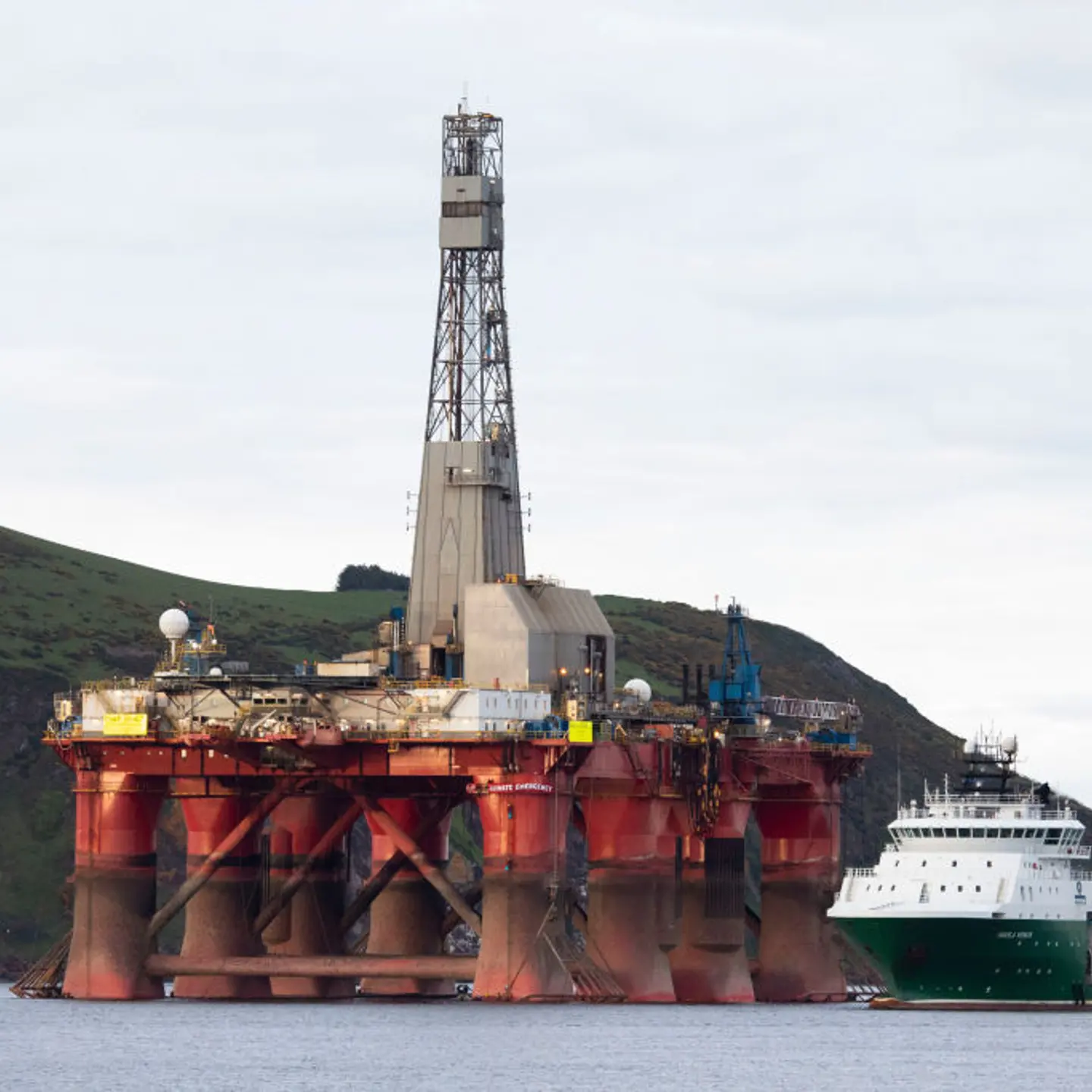 Greenpeace Activists Board BP Oil Rig In Scotland