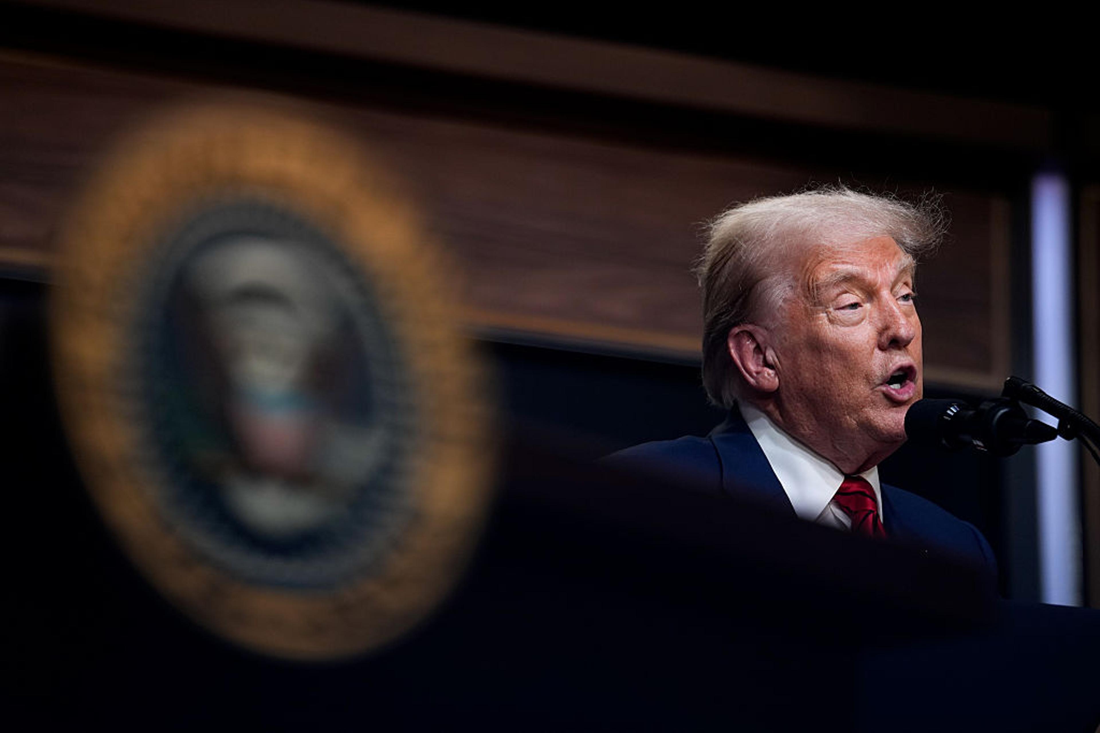 President Trump Signs Order Creating Task Force For 2028 Olympics In LA