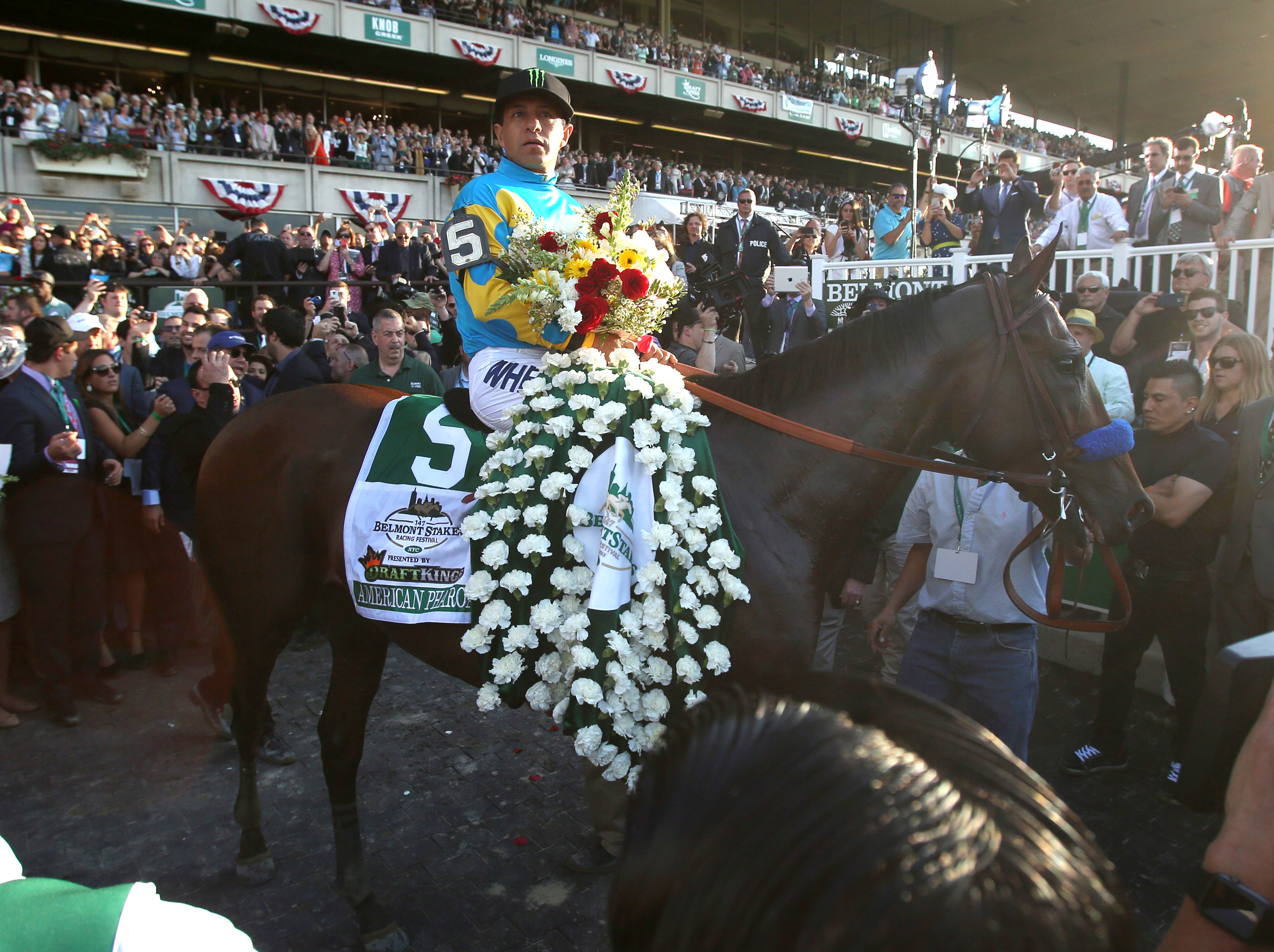 Victor Espinoza American Pharoah belmont stakes