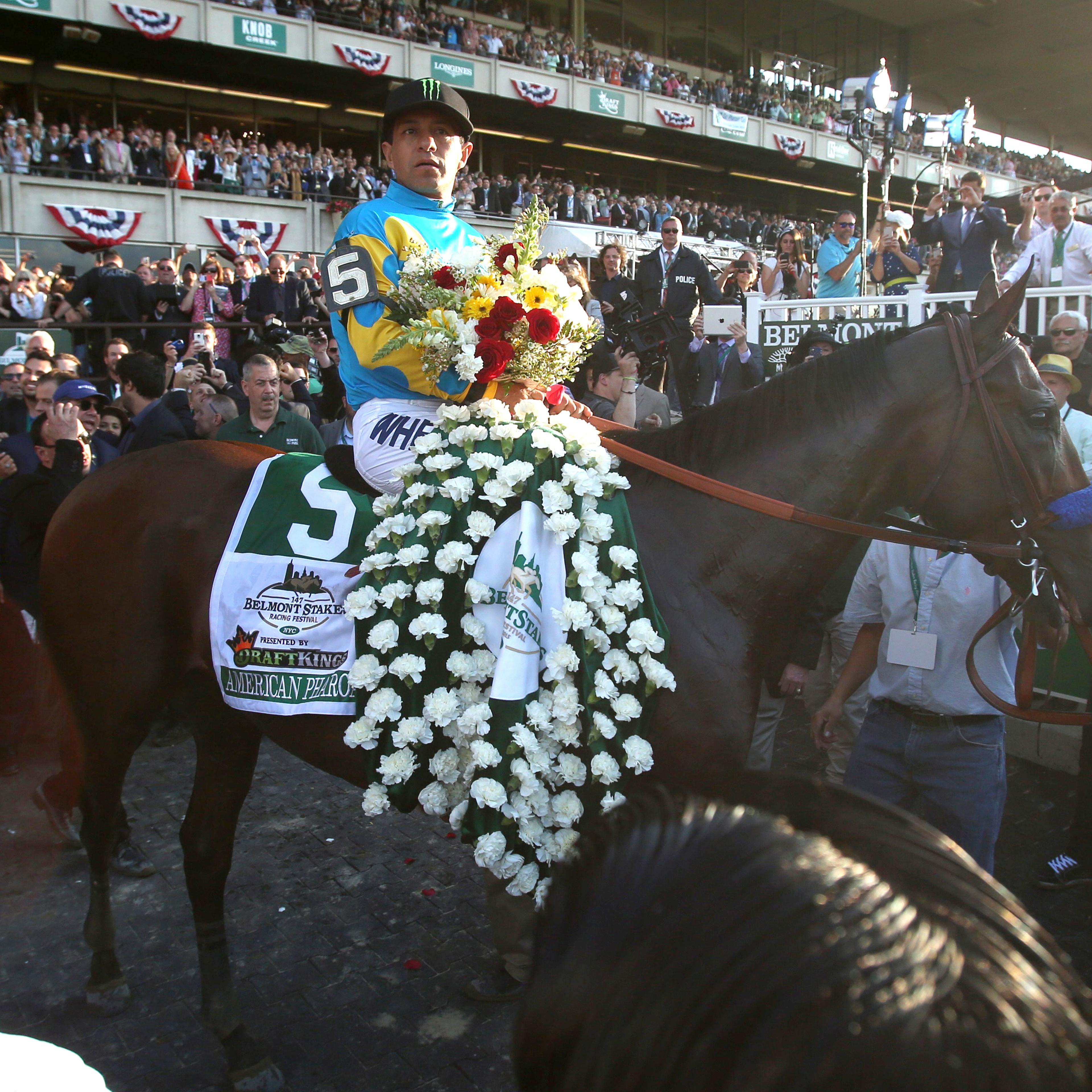 Victor Espinoza American Pharoah belmont stakes