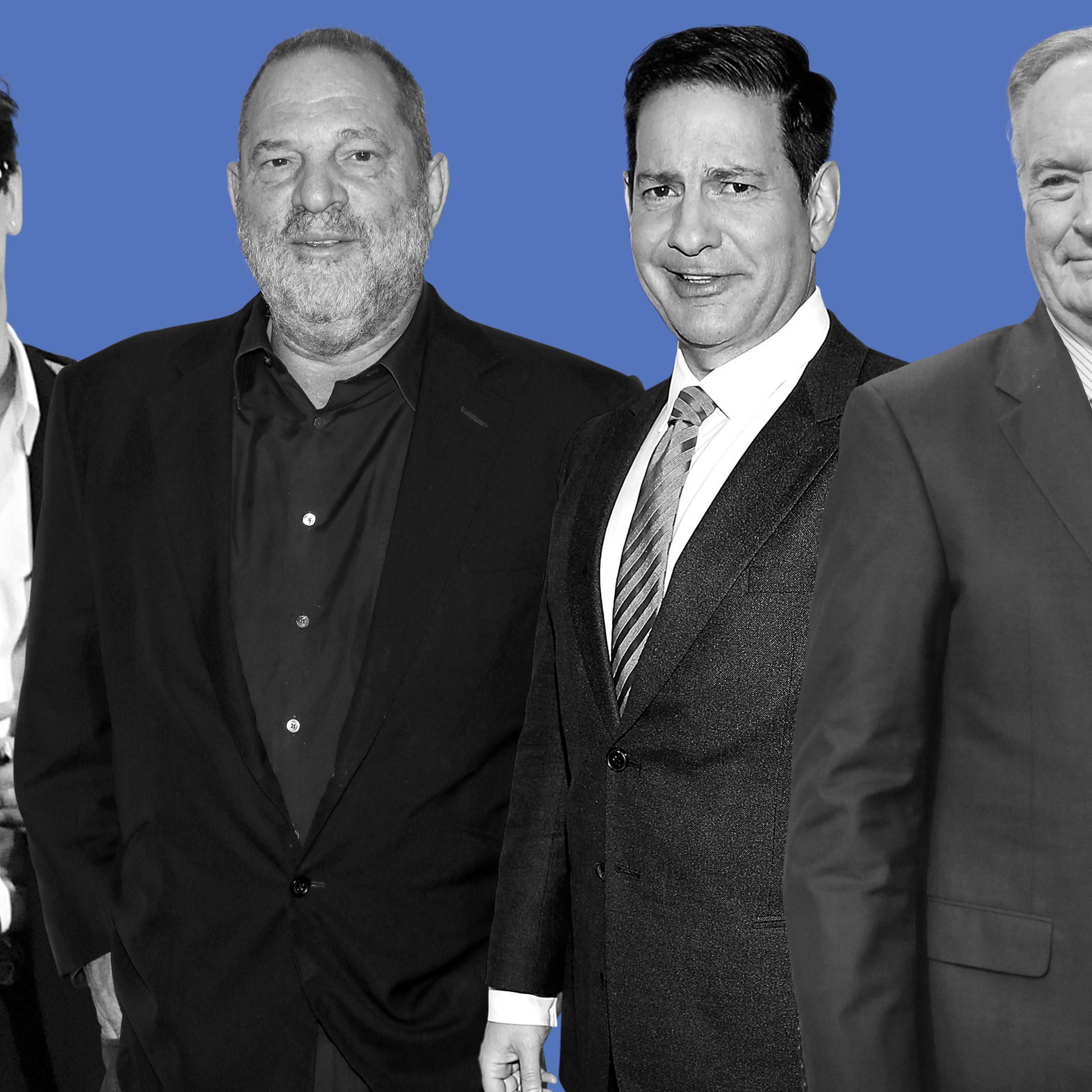 Milo Yiannopoulos, Harvey Weinstein, Mark Halperin, Bill O'Reilly