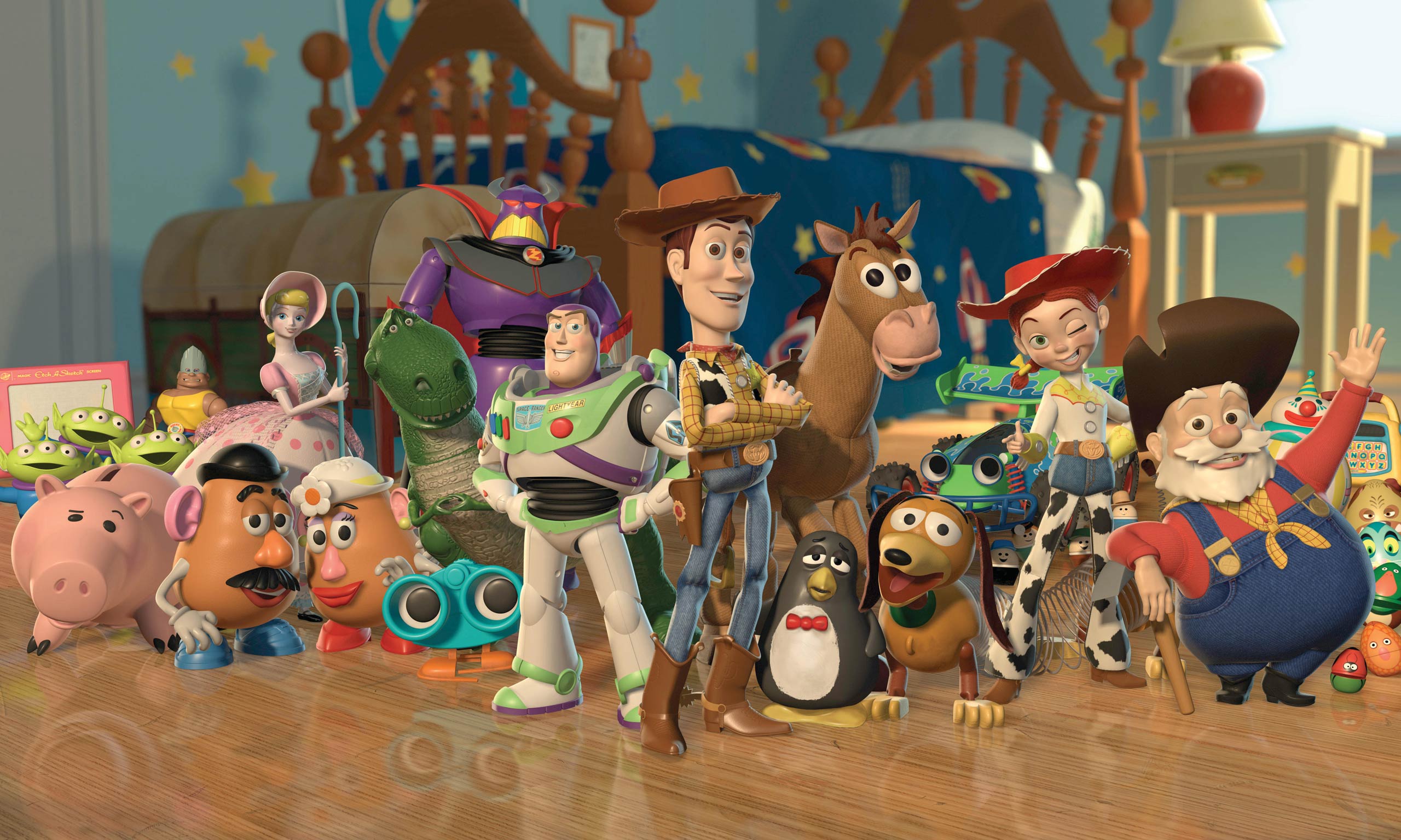 <strong><i>Toy Story 2</i></strong> In Pixar's 1999 follow-up to <i>Toy Story</i>, Woody, a cowboy doll voiced by Tom Hanks, is stolen – and his ragtag crew of fellow toy friends vow to get him home safely.