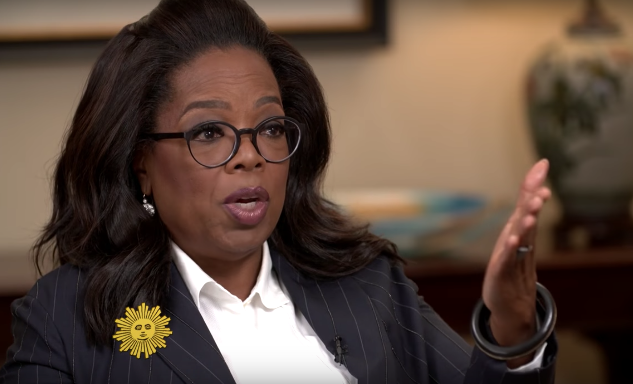 Oprah interviewed the women associated with the Times Up movement for <em>CBS Sunday Morning</em>