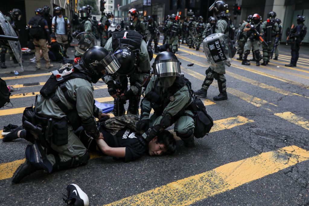 TOPSHOT-HONG KONG-CHINA-POLITICS-UNREST