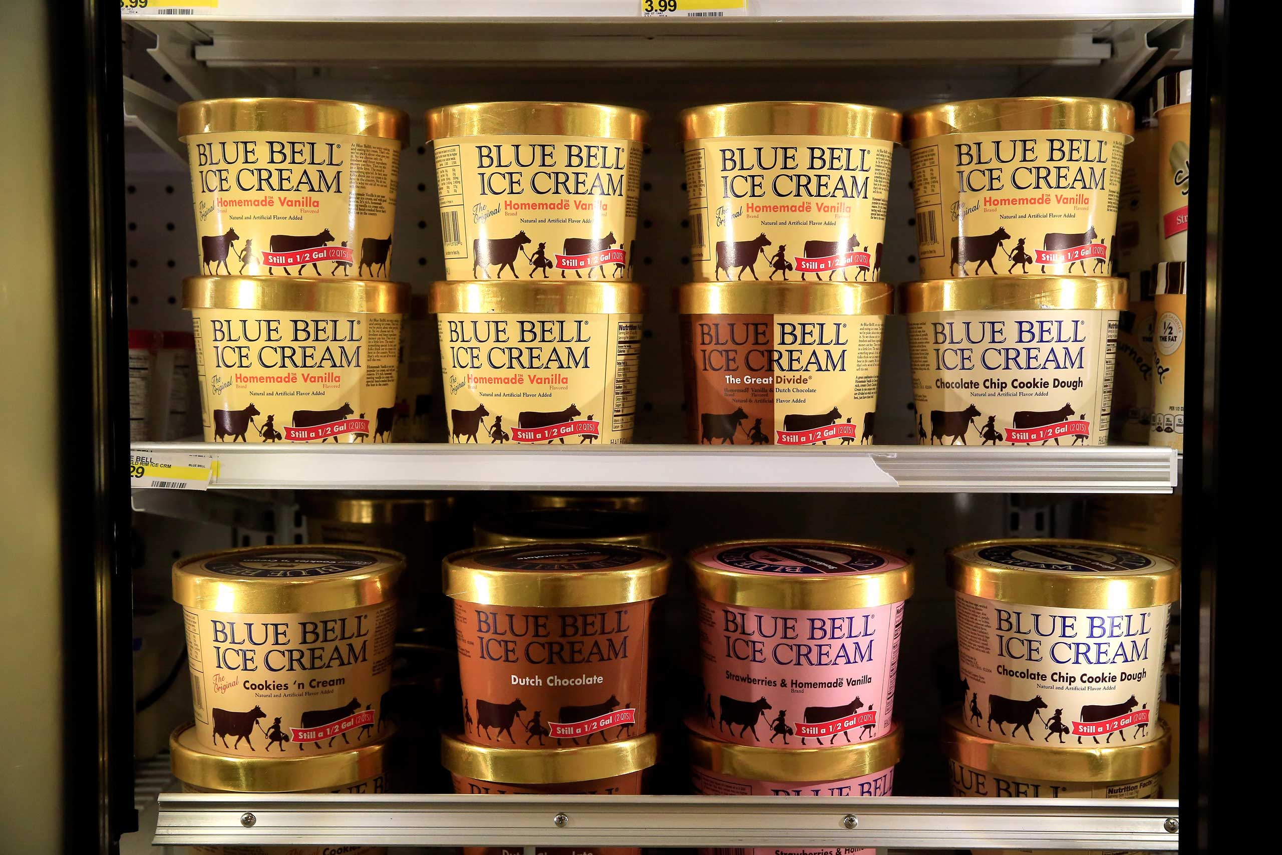 Blue Bell Ice Cream.
