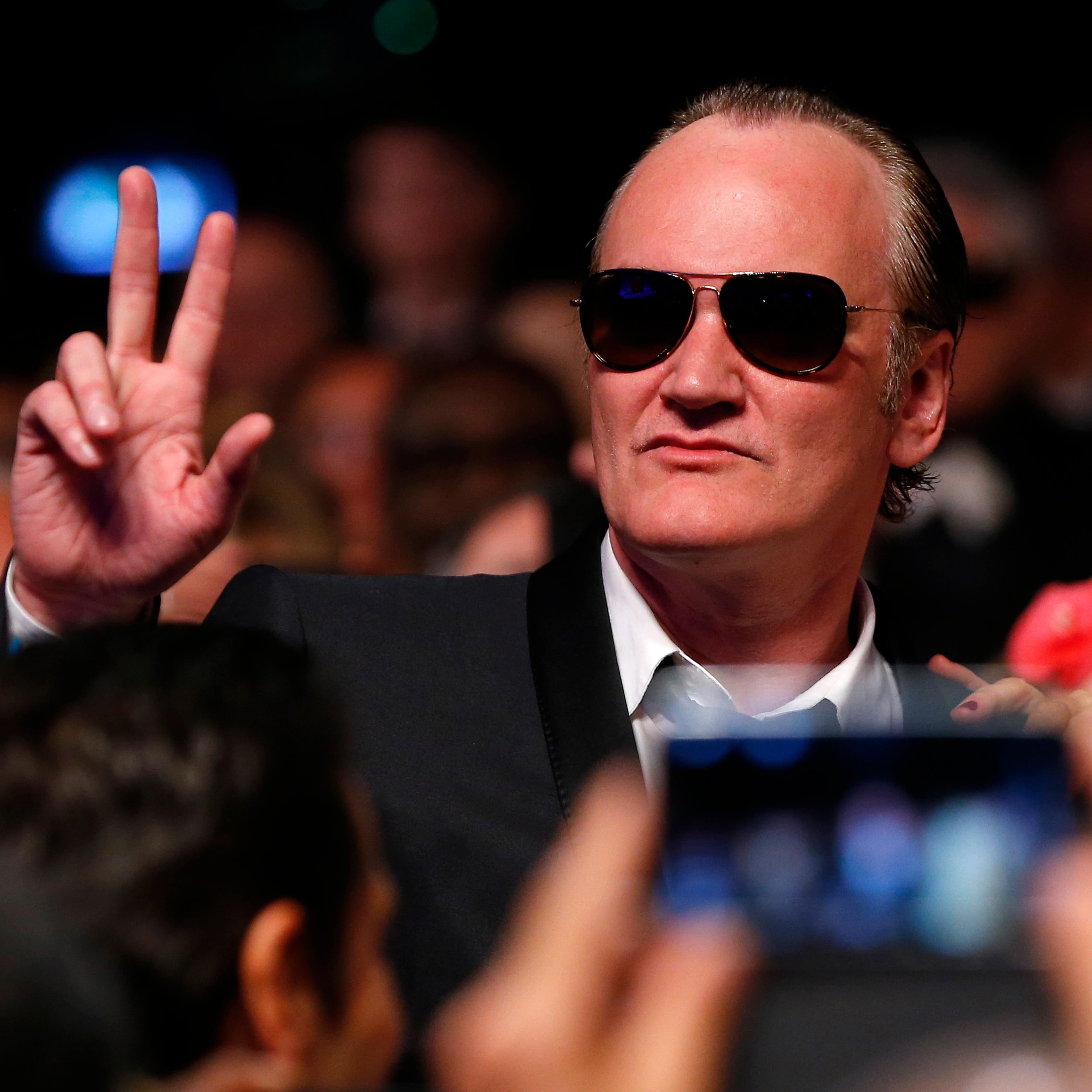 Director Quentin Tarantino arrives to attend the closing ceremony of the 67th Cannes Film Festival in Cannes