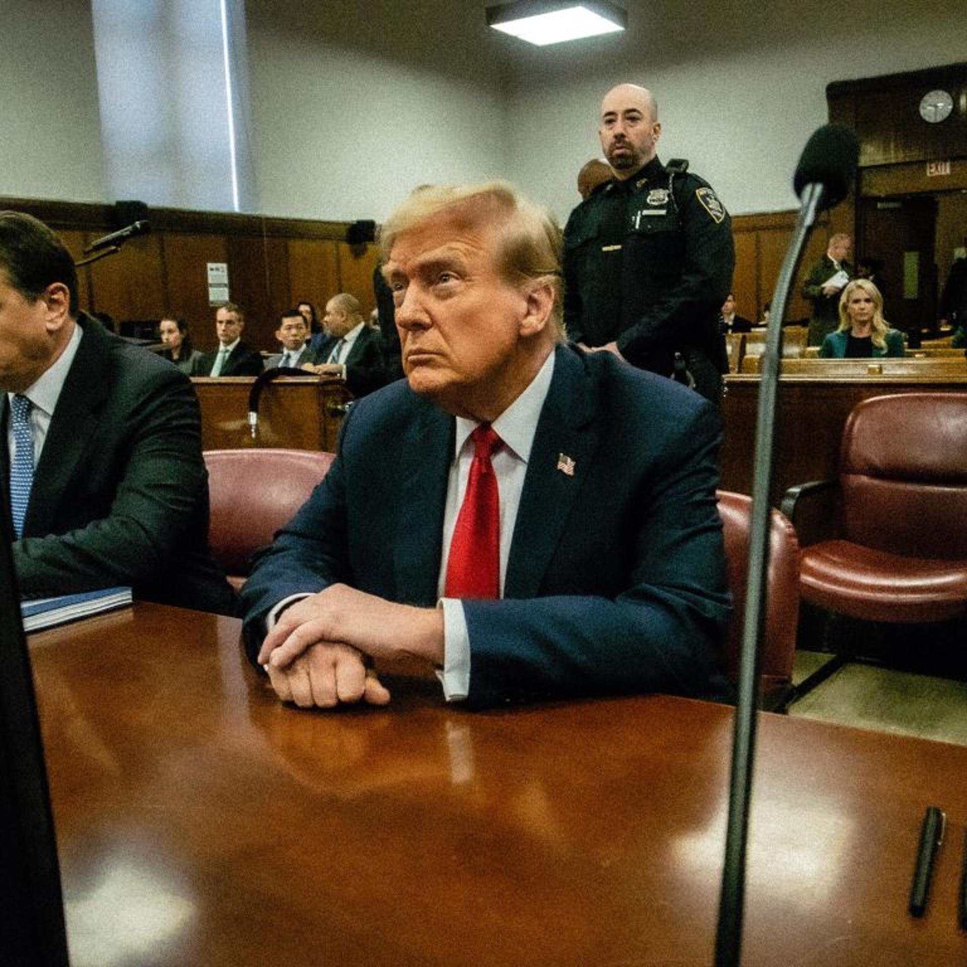 Former President Donald Trump's Hush Money Trial Continues In New York