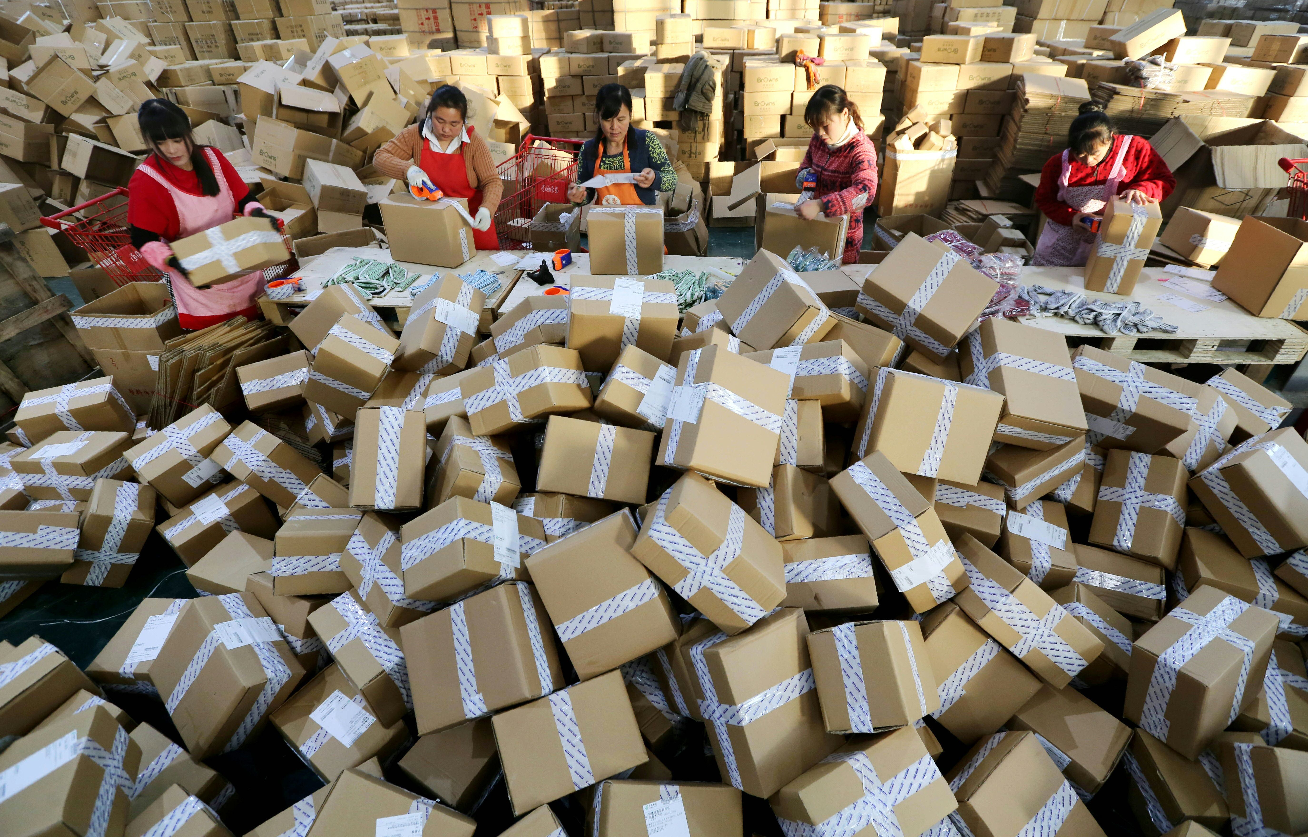 CHINA-ECONOMY-RETAIL-ONLINE-ALIBABA