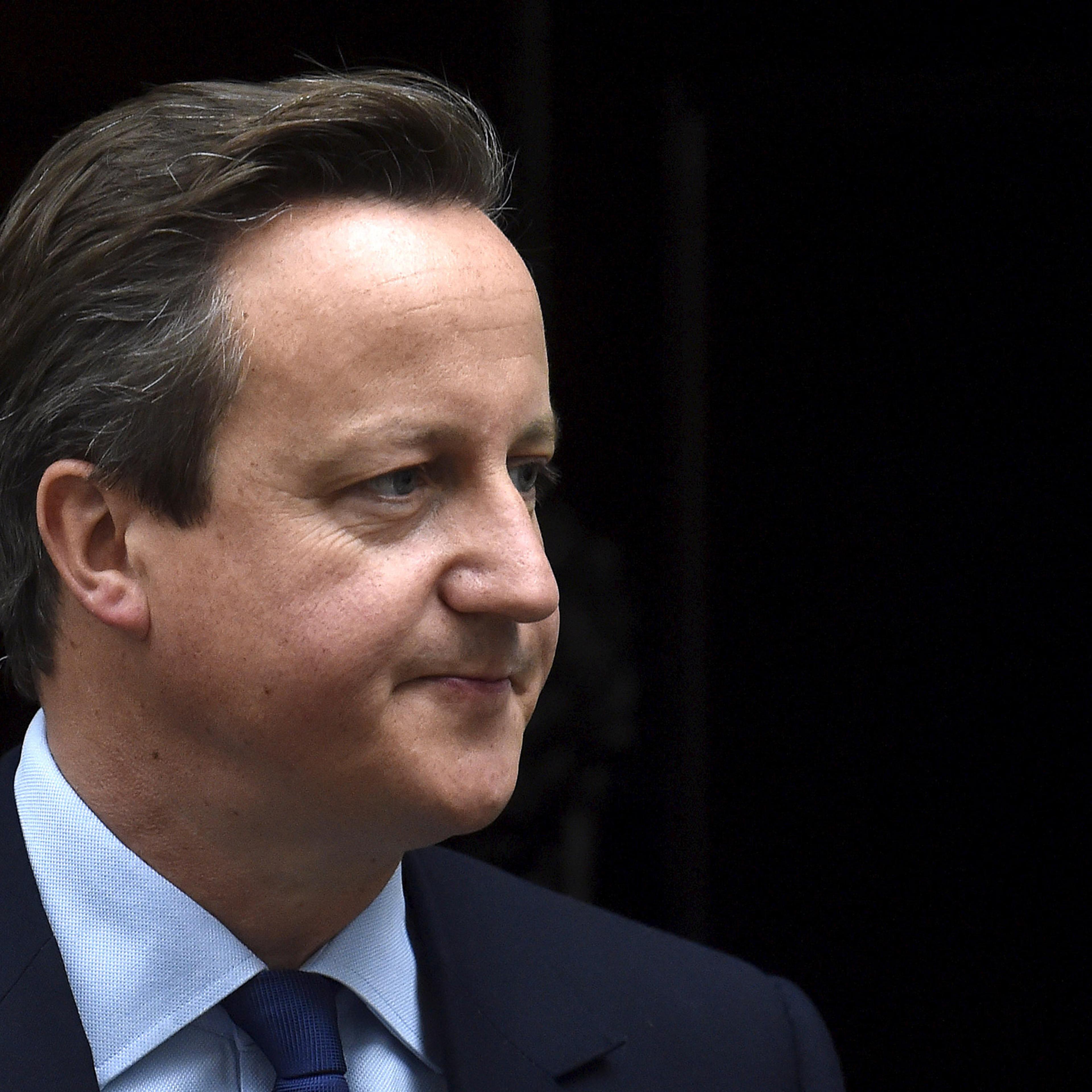 Britain's Prime Minister David Cameron waits to meet his Danish counterpart Lars Lokke Rasmussen outside of 10 Downing Street in London, September 21, 2015. REUTERS/Toby Melvill6 - RTX1RR3C