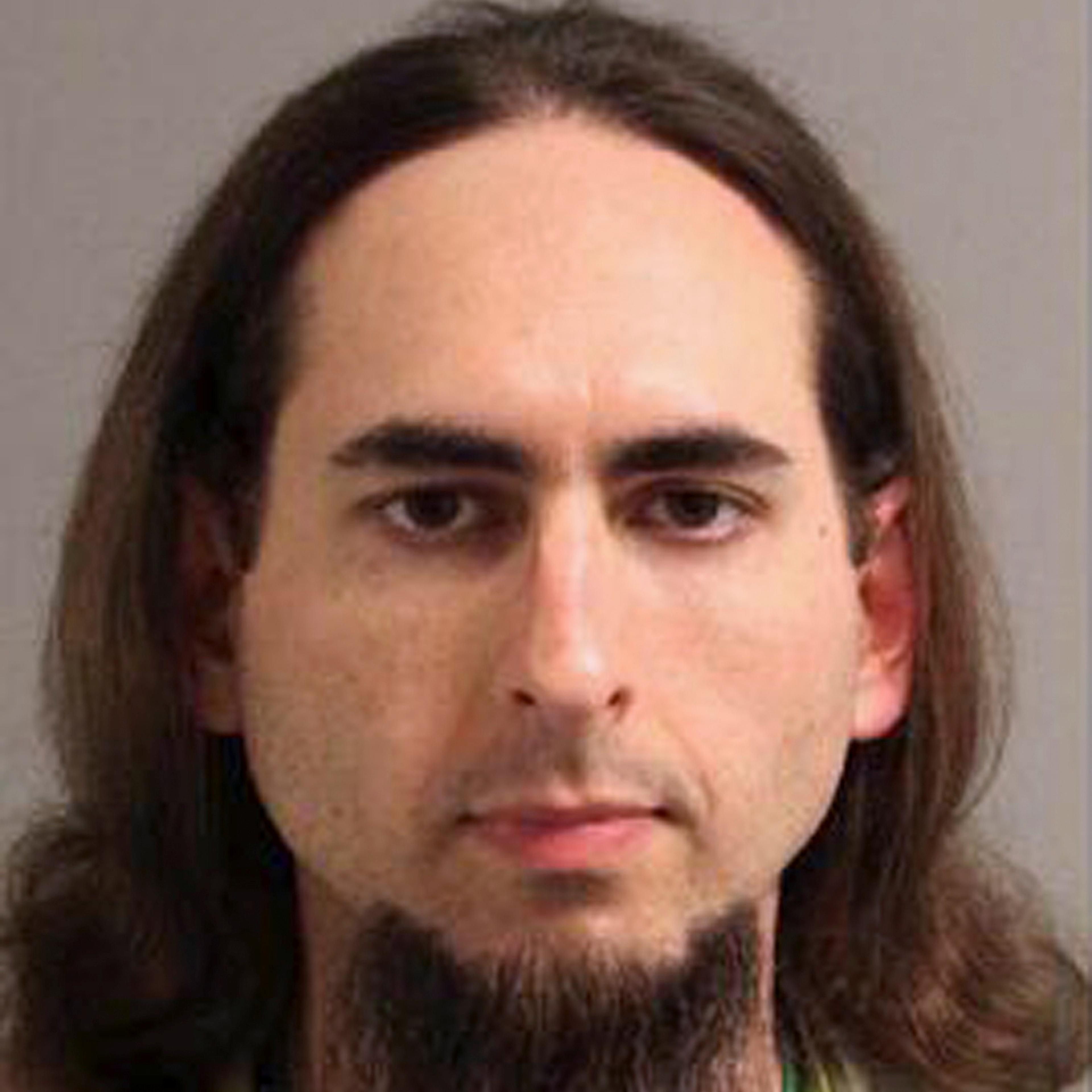 Jarrod Ramos in 2013 Anne Arundel Police Department booking photo