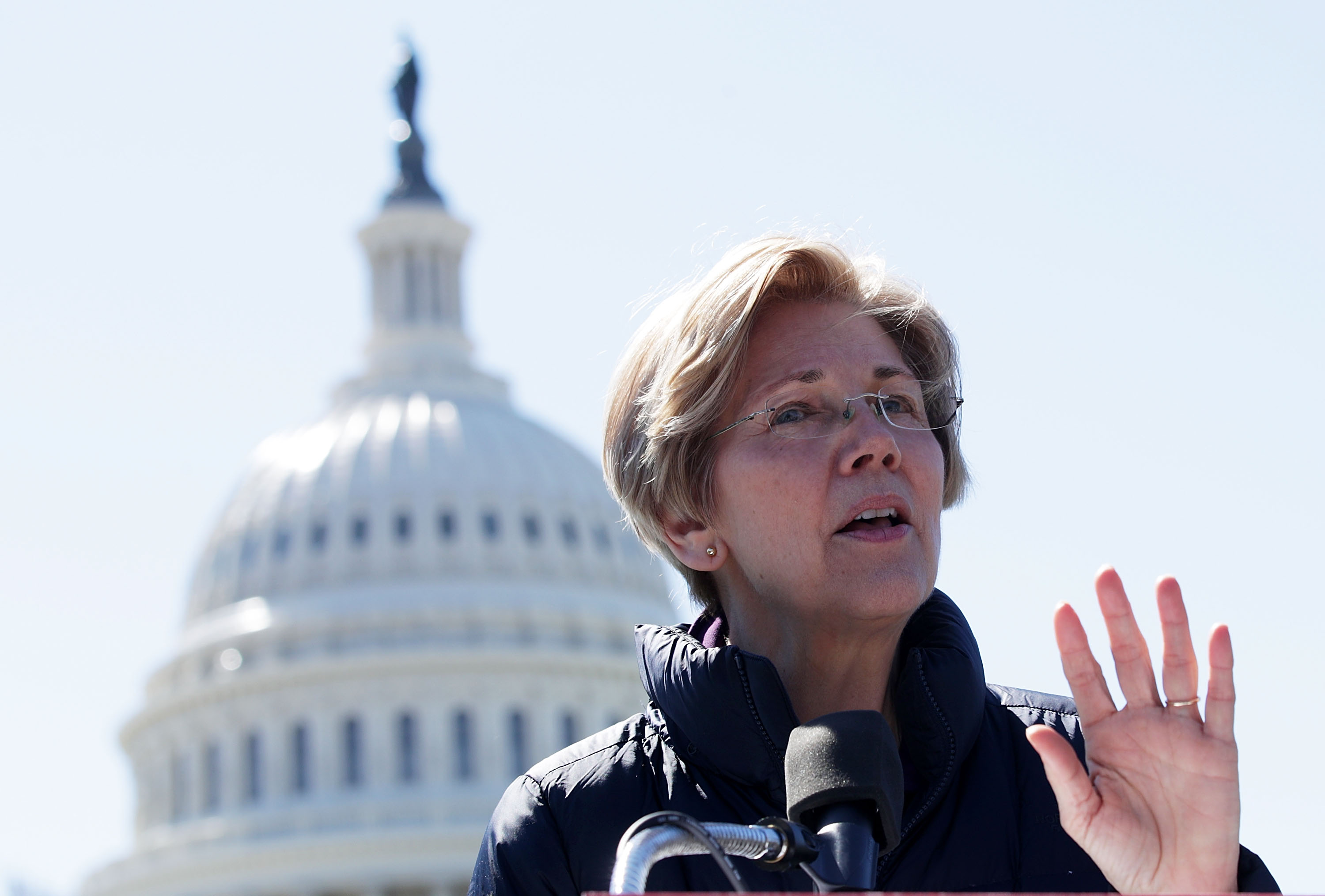 Bernie Sanders, Activists Rally Against SEC Chairman Nominee Jay Clayton