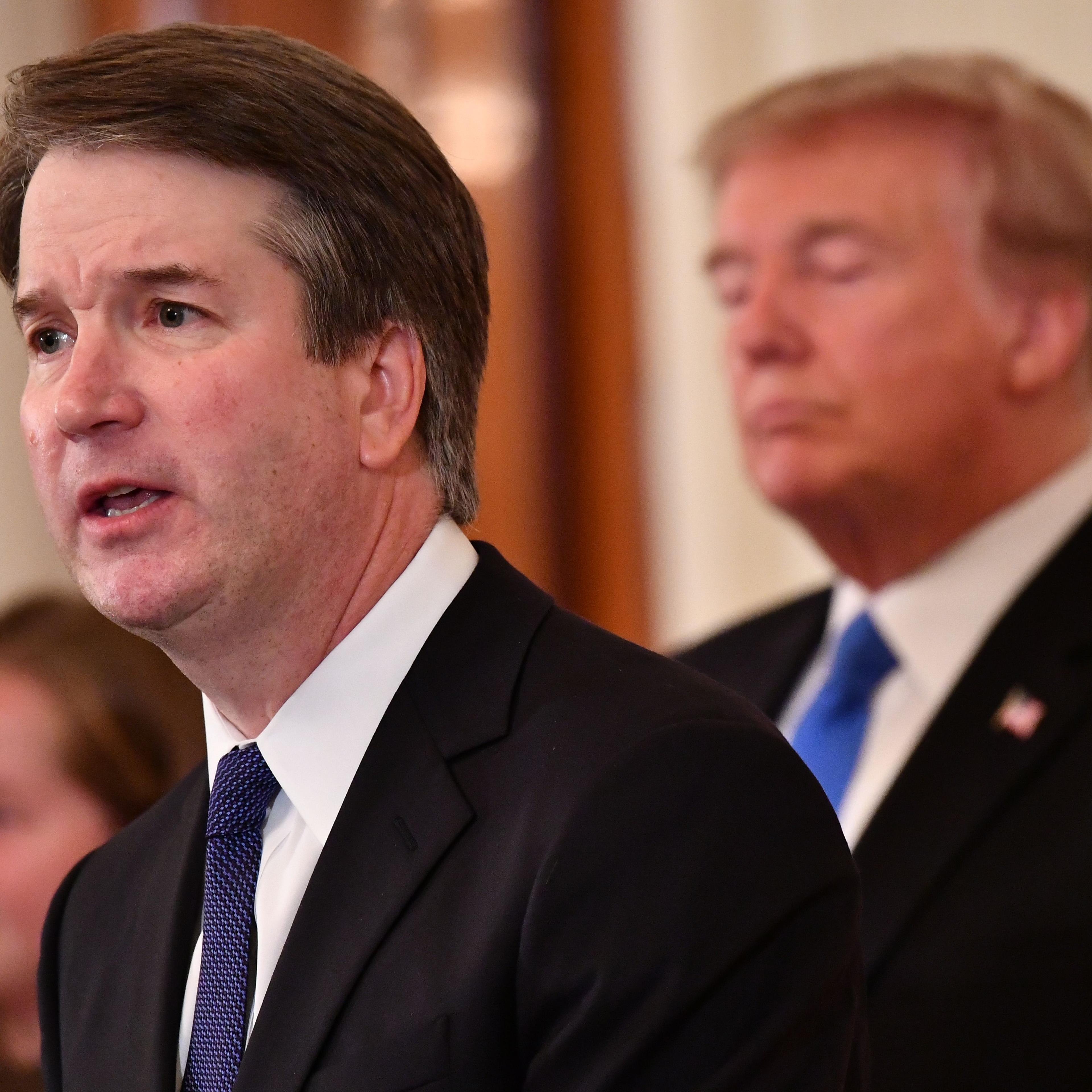 Supreme Court nominee Brett Kavanaugh at nomination annoucement