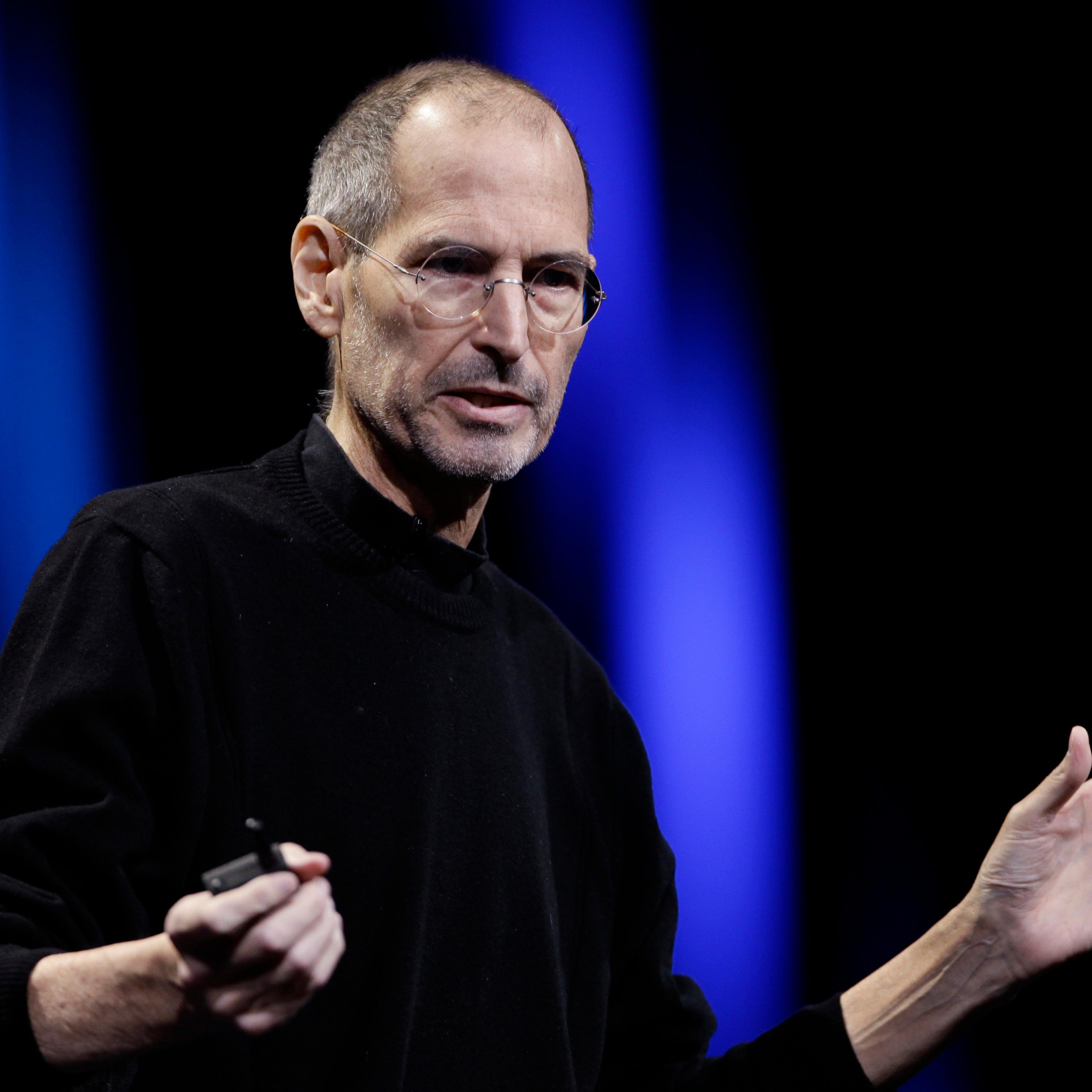 Steve Jobs at the Apple Worldwide Developers Conference in San Francisco on June 6, 2011.