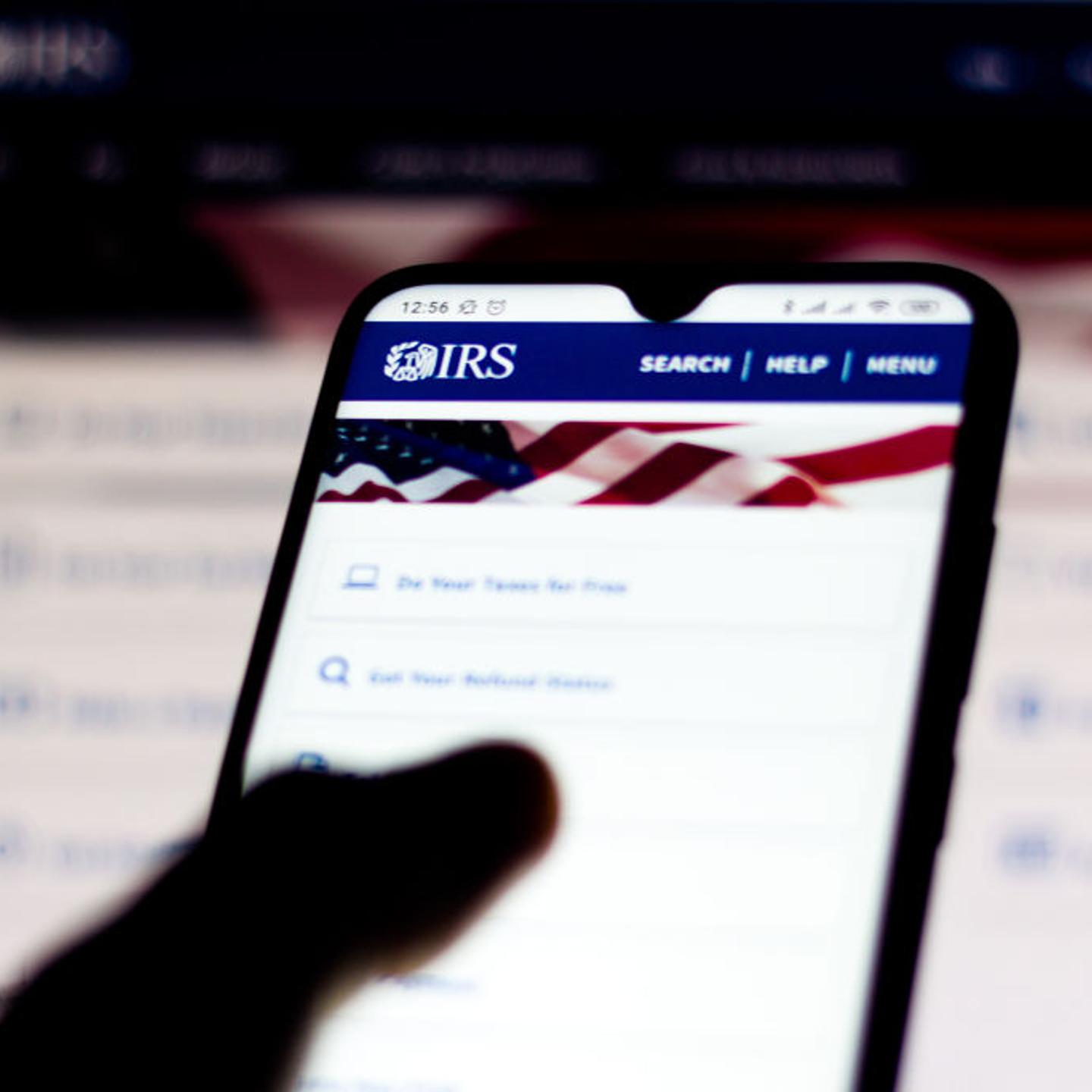 In this photo illustration the Internal Revenue Service (IRS