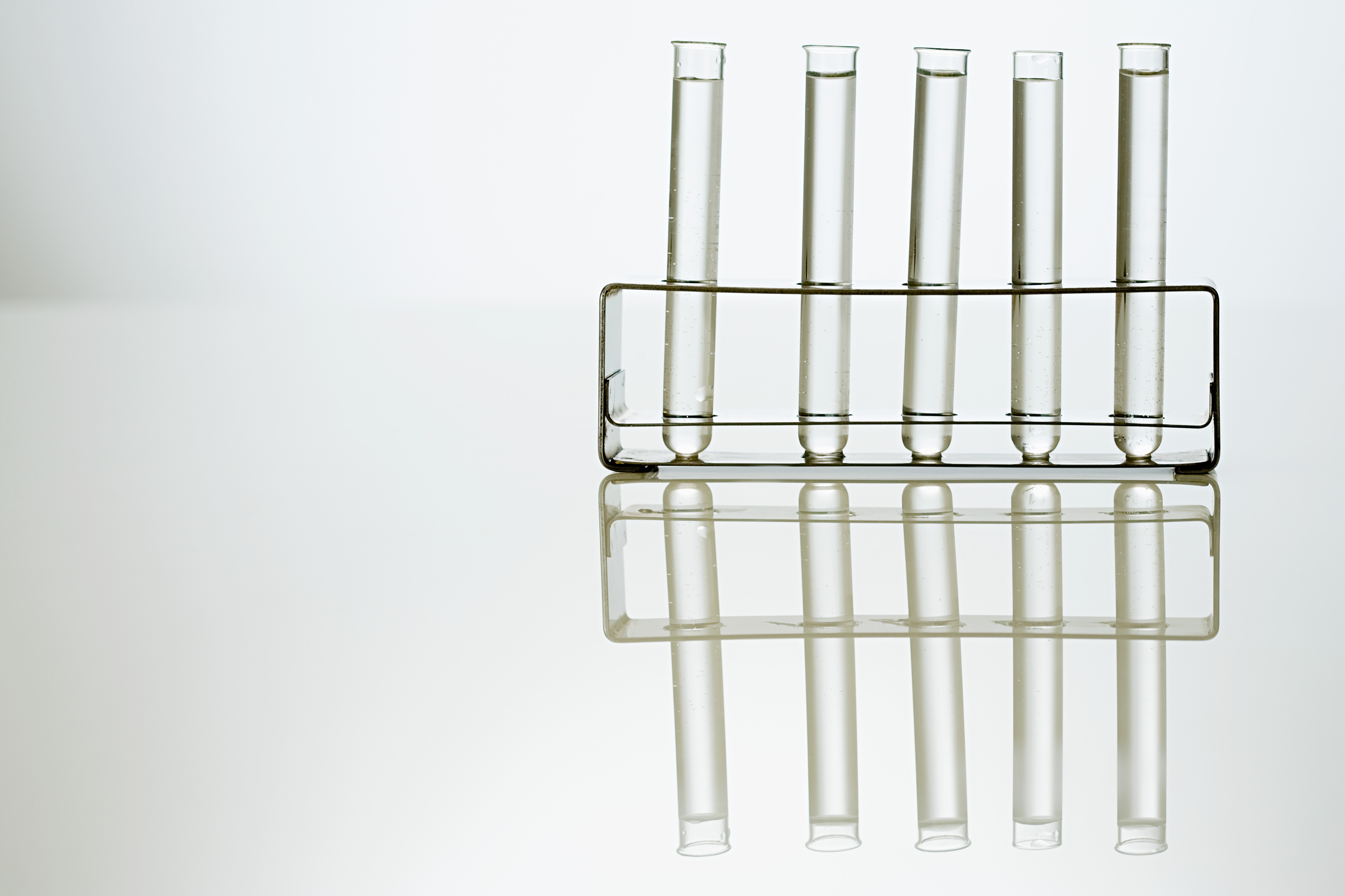 Test tubes in a holder TIME health stock