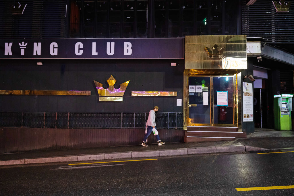Seoul's Itaewon Area As South Korea Faces New Flare-Up in Virus Cases Tied to Nightclubs