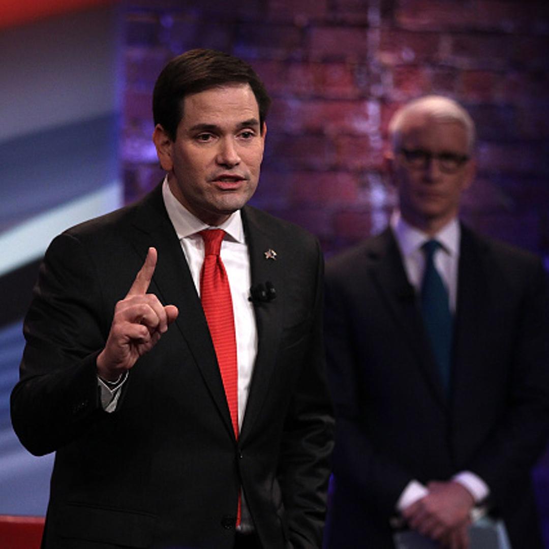 Sen. Marco Rubio participates in a CNN South Carolina Republican Presidential Town Hall in Greenville, South Carolina on Feb. 17, 2016.