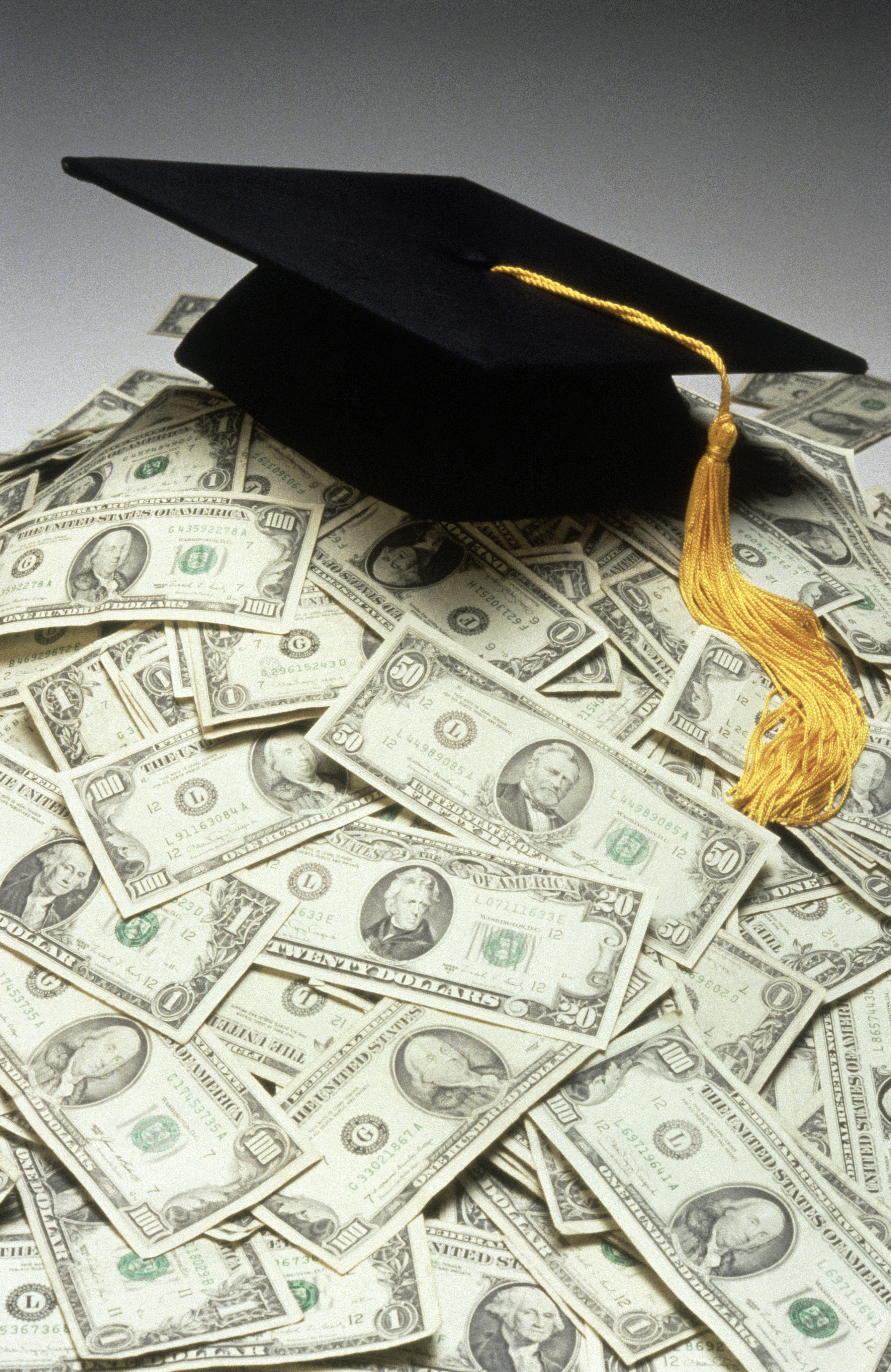 A pile of student loans