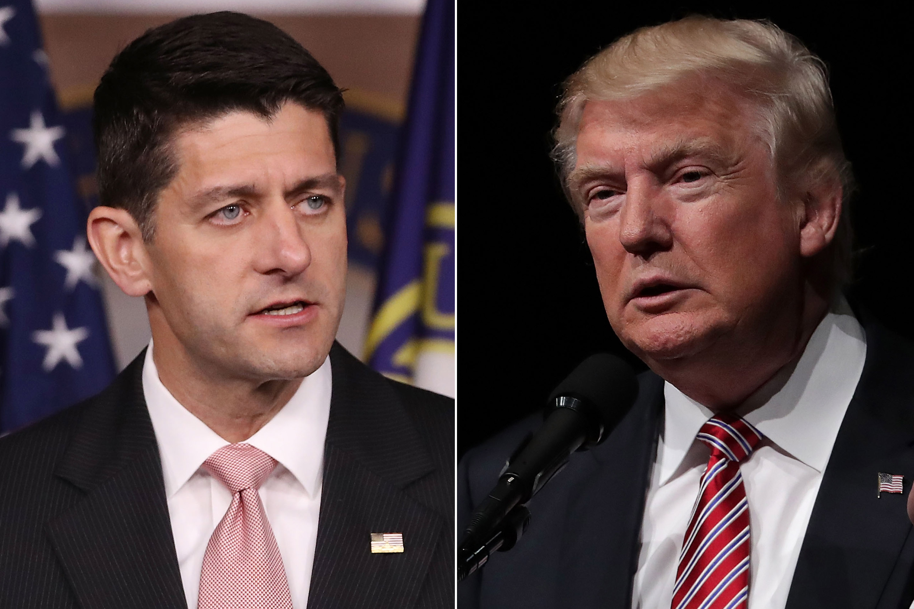 Paul Ryan and Donald Trump