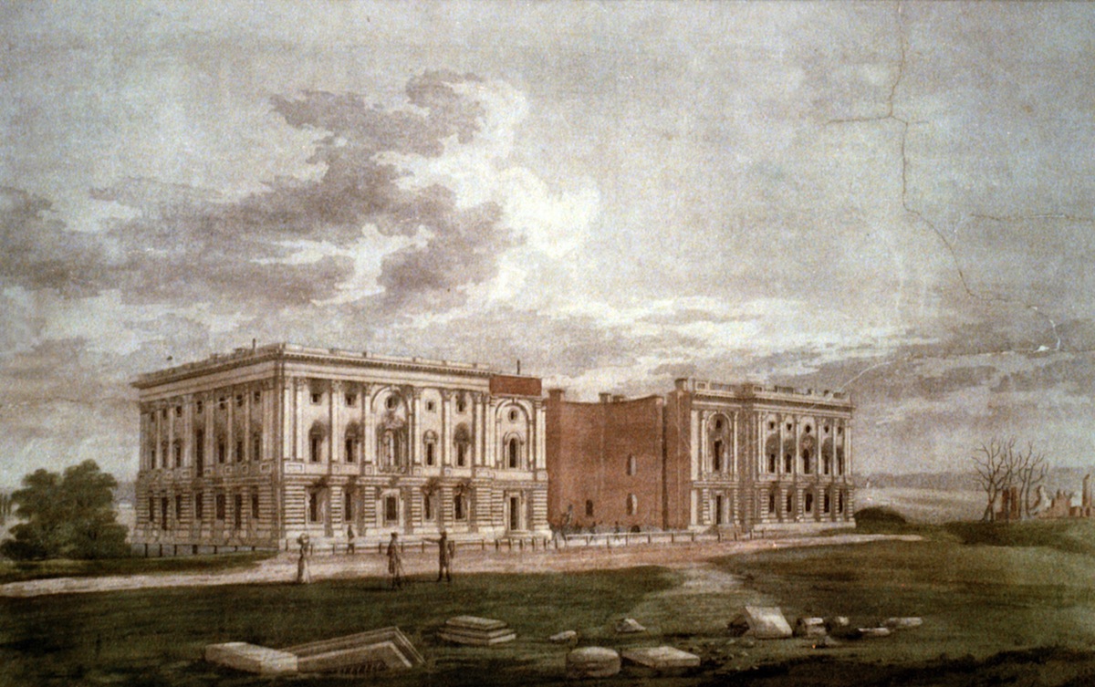 A view of the Capitol after the conflagration of the 24th August 1814.
