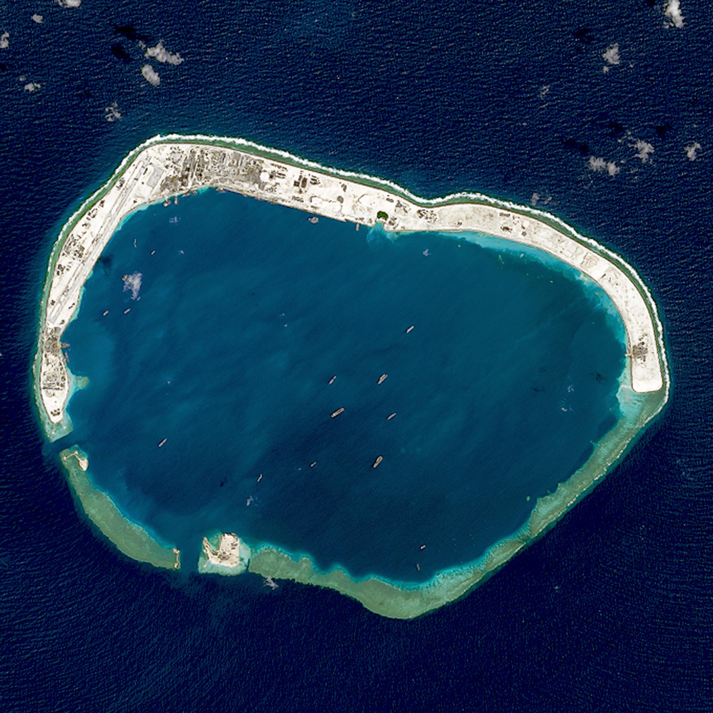 A Satellite View of Mischief Reef