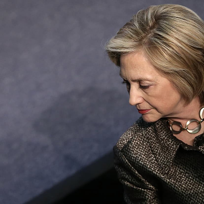 Hillary Clinton attends the Hillary Rodham Clinton Awards for Advancing Women in Peace and Security at Georgetown University in Washington, DC on April 22, 2015.