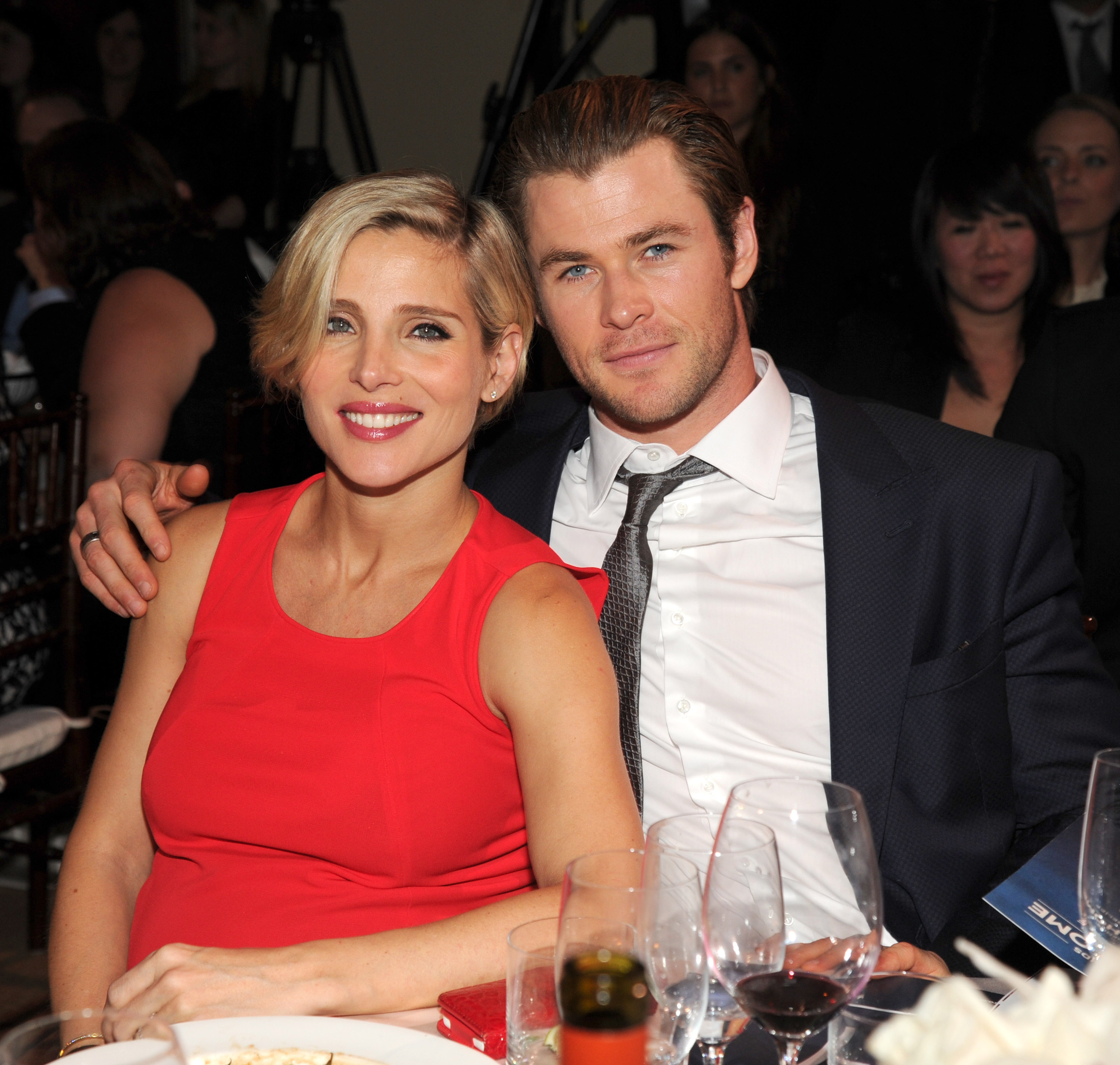 Chris Hemsworth and Elsa Pataky attend the 3rd annual Sean Penn and Friends HELP HAITI HOME Gala benefiting presented by Giorgio Armani at Montage Beverly Hills on Jan. 11, 2014 in Beverly Hills.