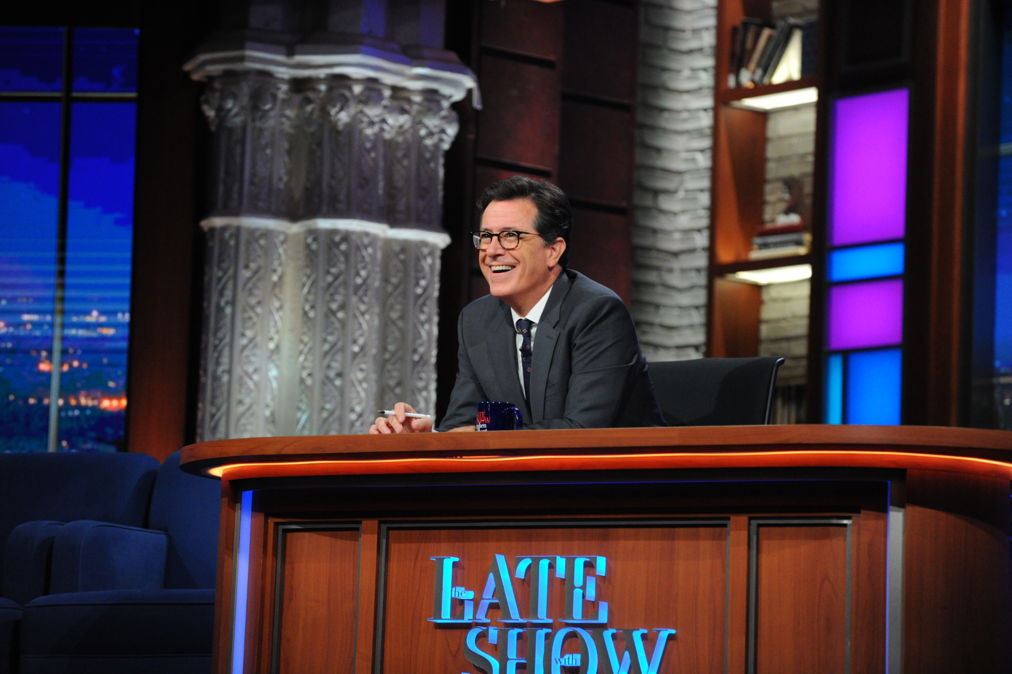 stephen colbert mike pence donald trump